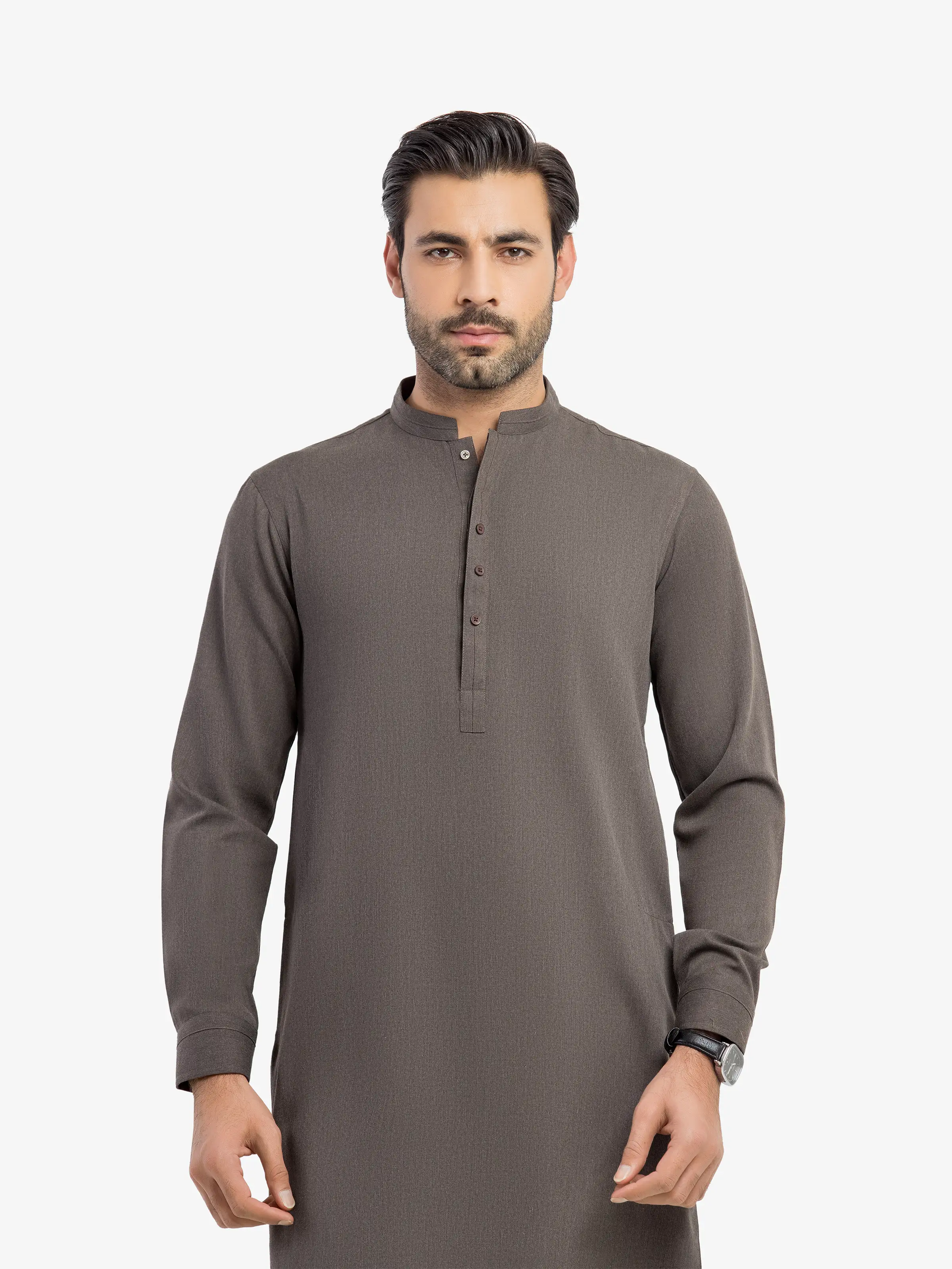 Embroidered Blended Kurta Pajama - EMTKPT5-085 - Image 3
