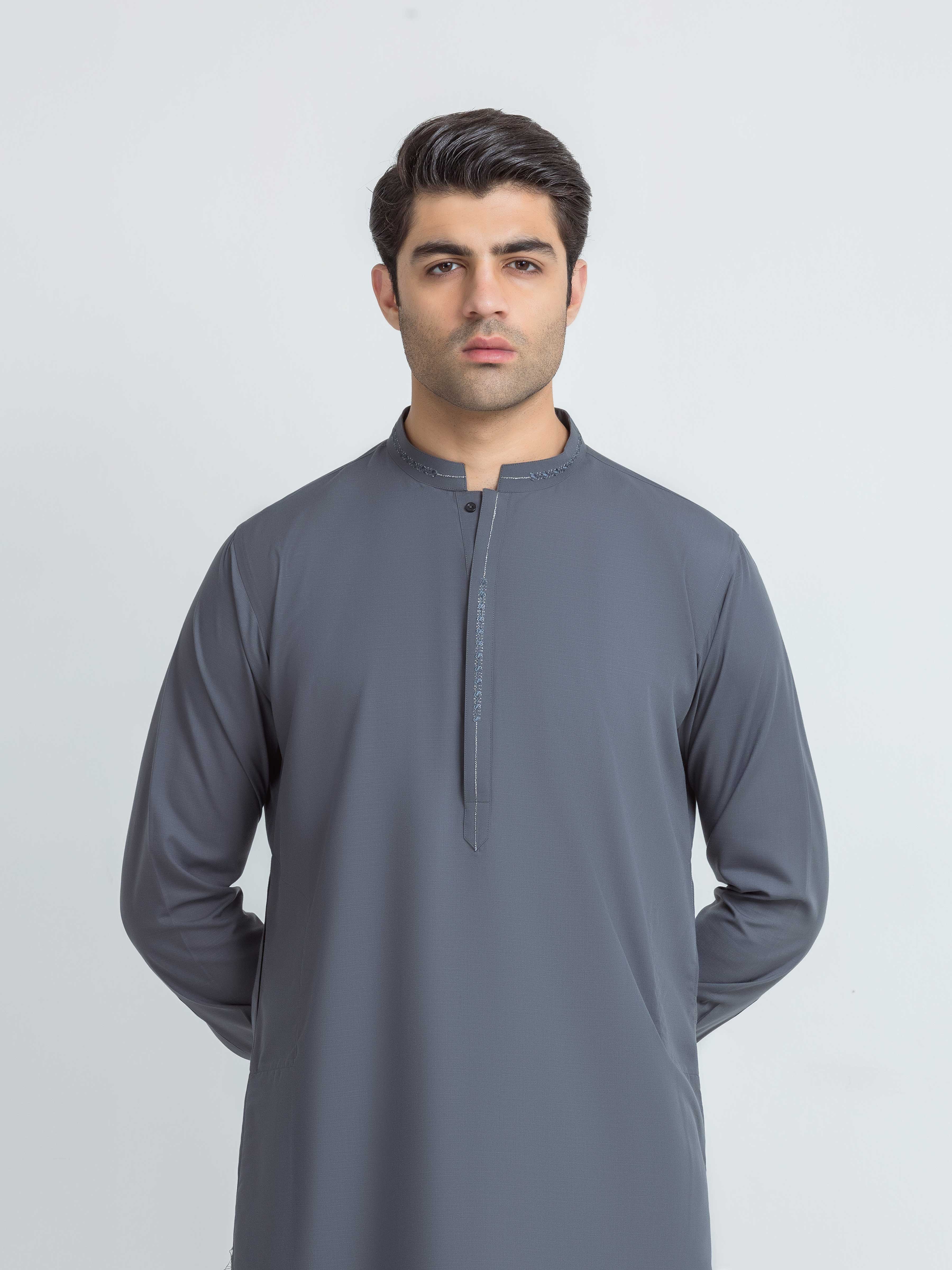 Embroidered Blended Shalwar Kameez - EMTKS6-41255 - Image 2