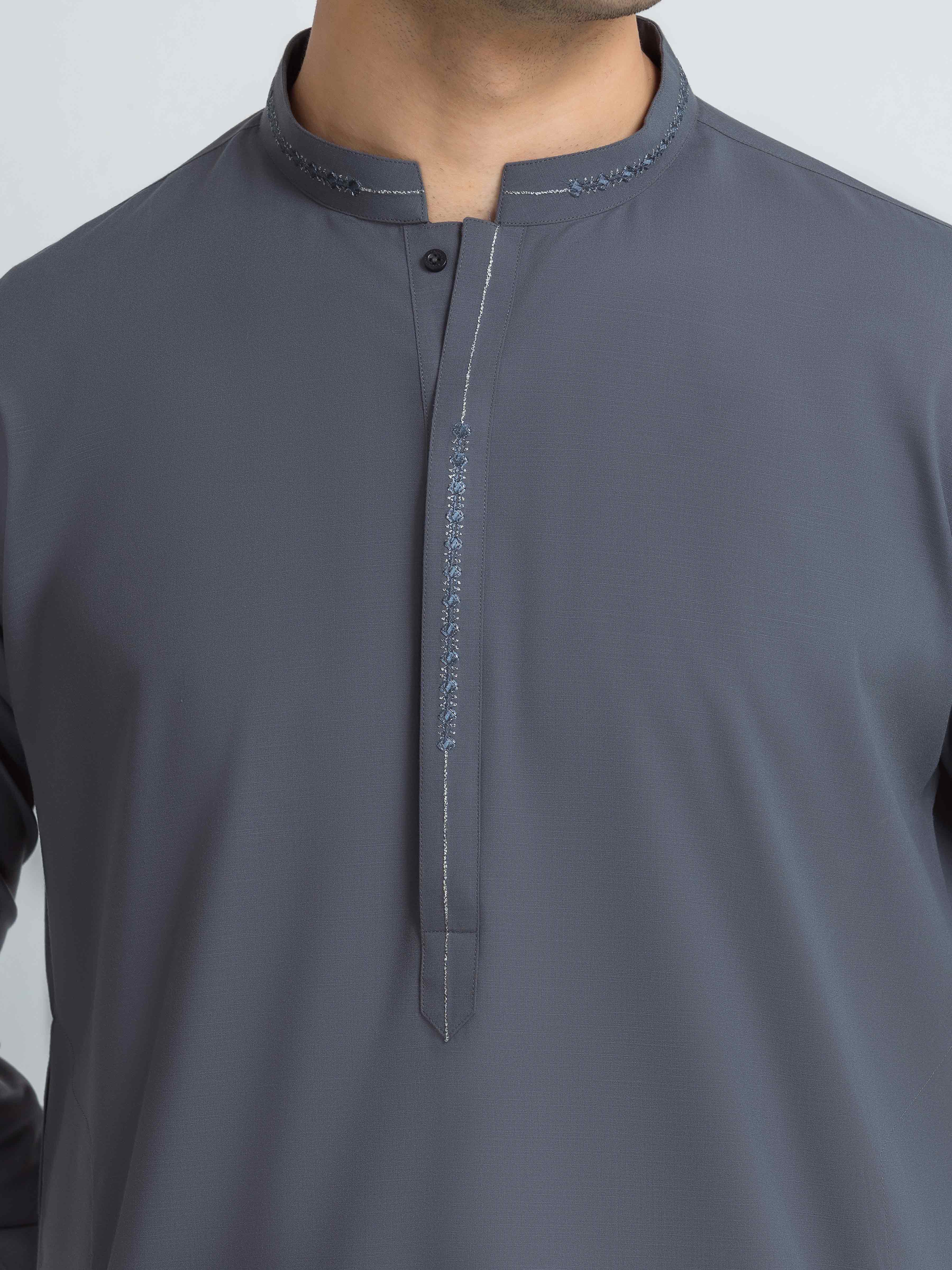 Embroidered Blended Shalwar Kameez - EMTKS6-41255 - Image 3