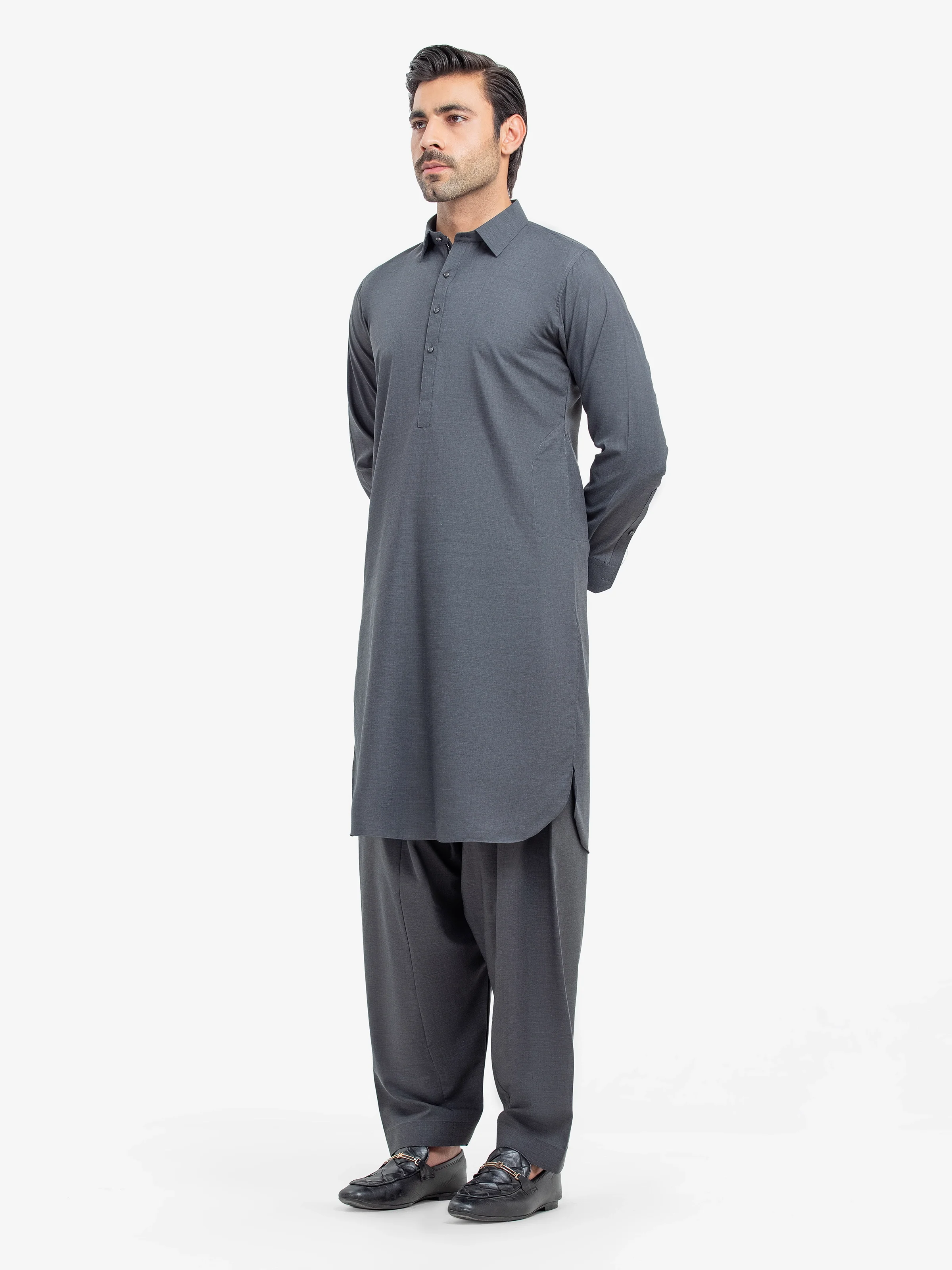 Blended Shalwar Kameez - EMTKST5-99522 - Image 4