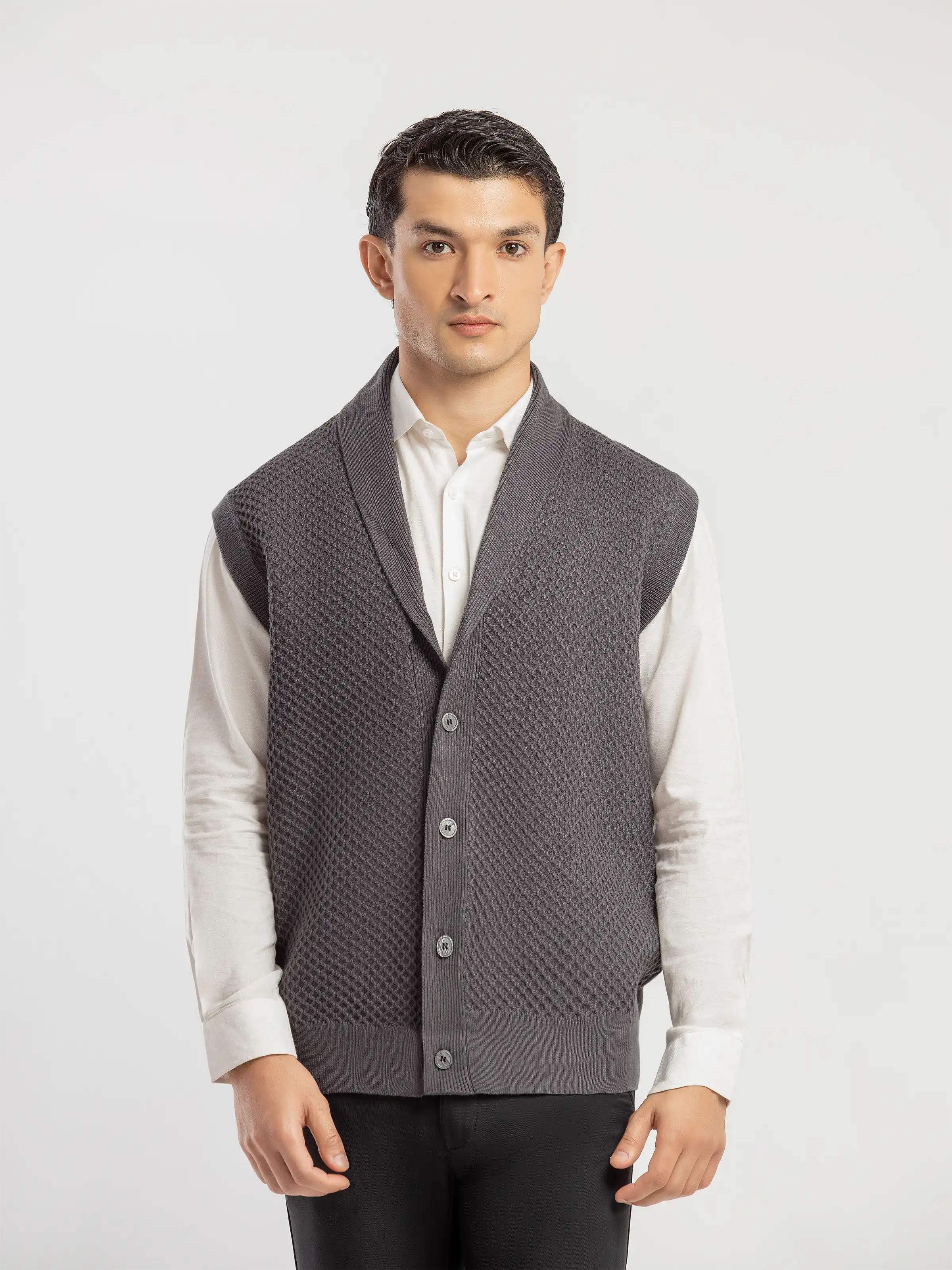 Shawl Collar Cardigan - EMTSWT5-002