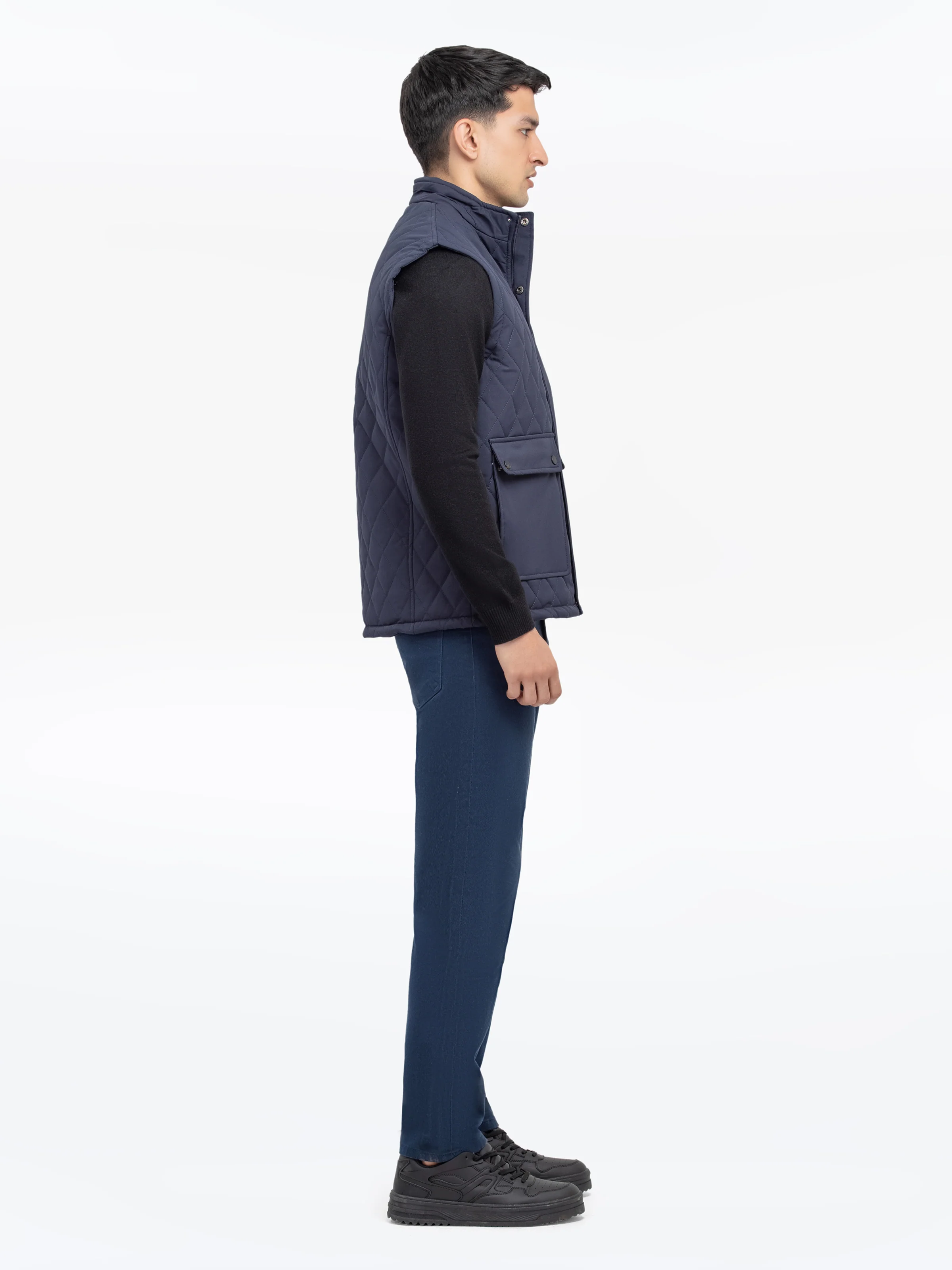 Sleeveless Quilted Jacket - EMTJP24-023 - Image 5