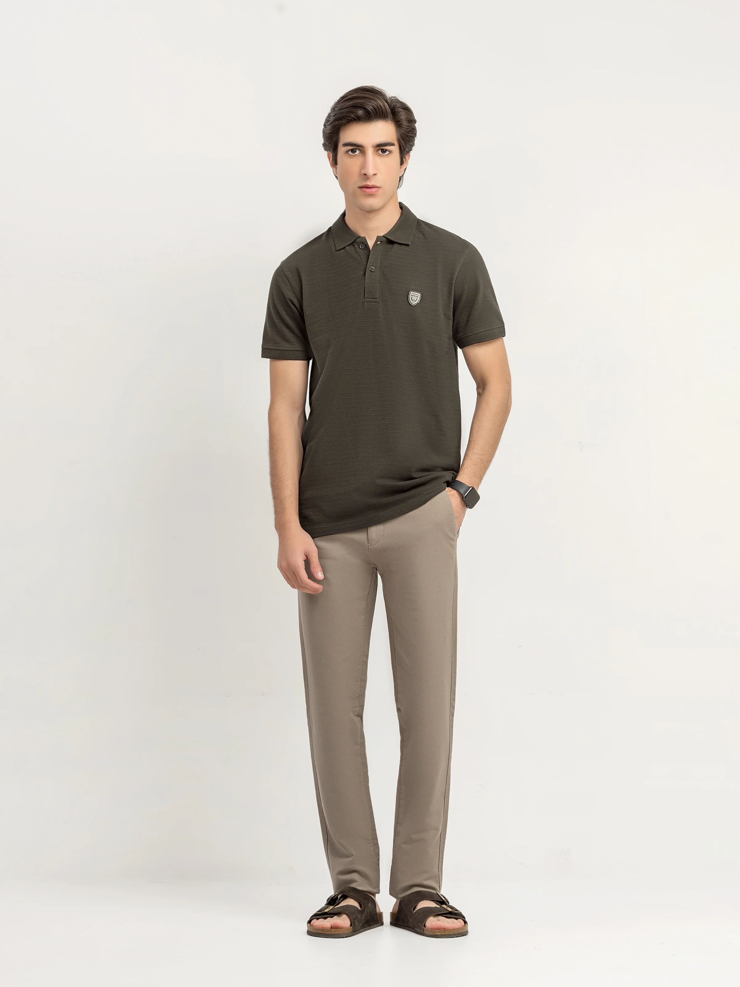Textured Polo - EMTPS6-089 - Image 2