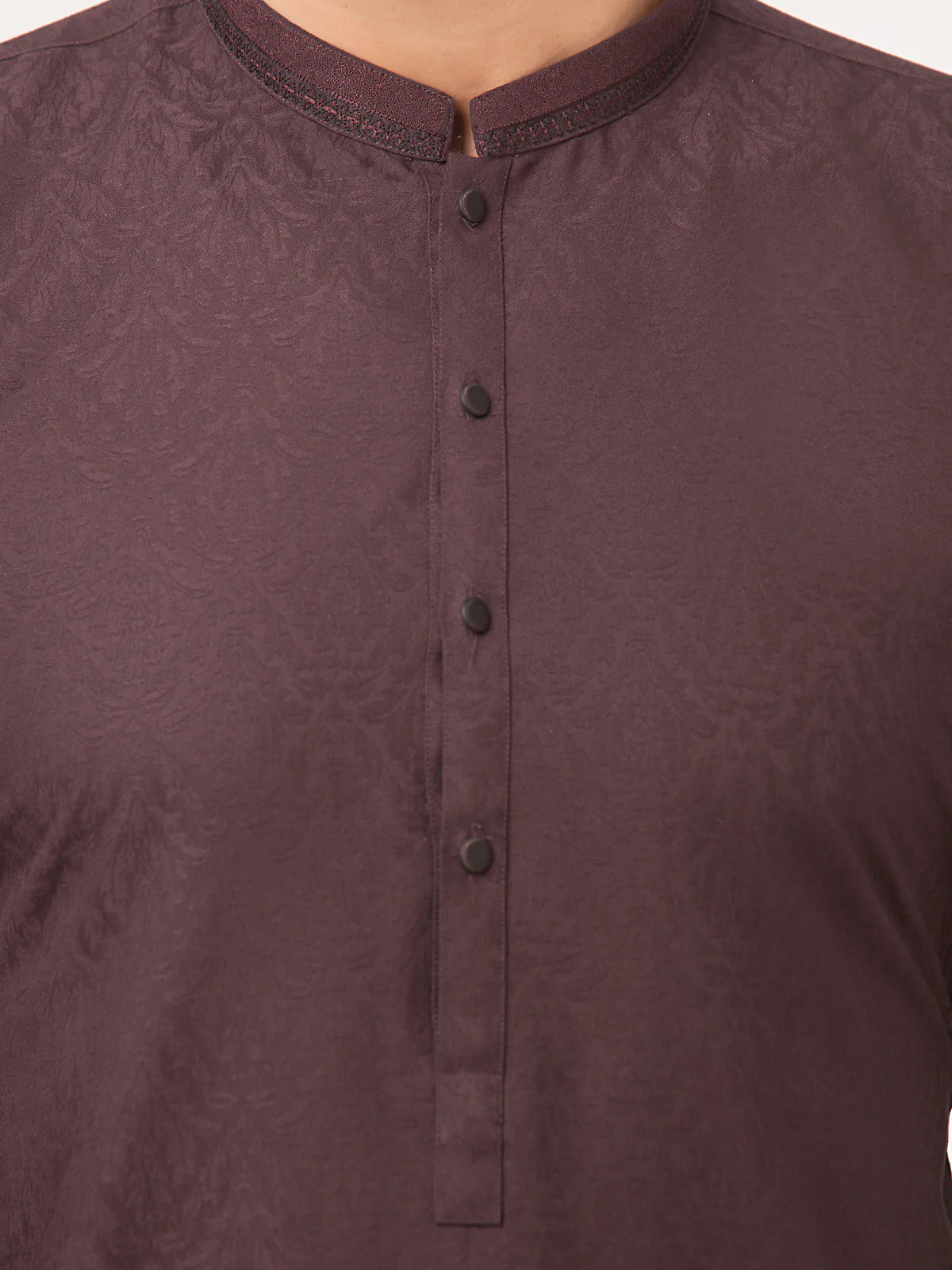 Embroidered Jacquard Kurta Pajama - EMTKPT24-017 - Image 4