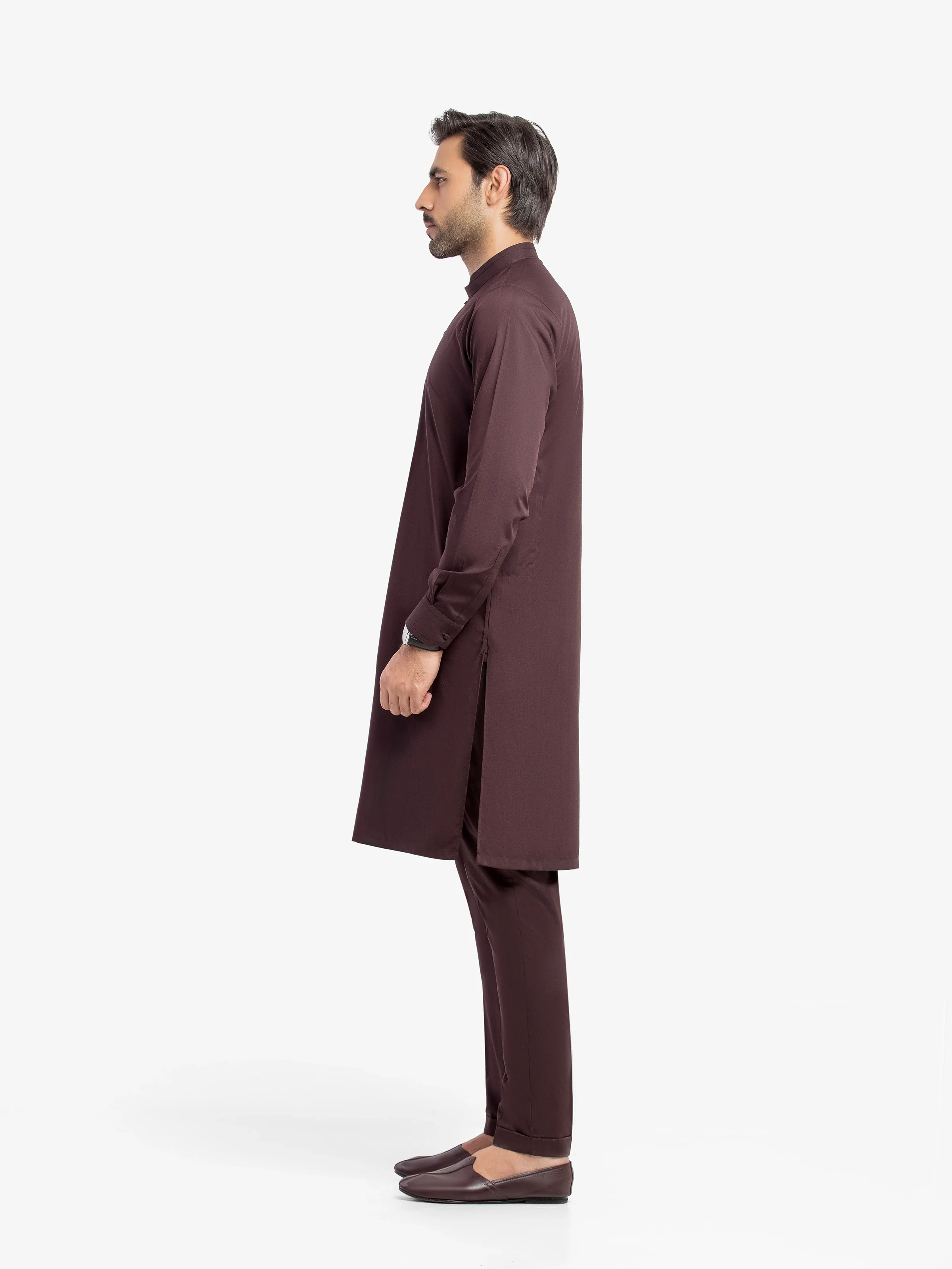 Embroidered Blended Kurta Pajama - EMTKPT5-086 - Image 4