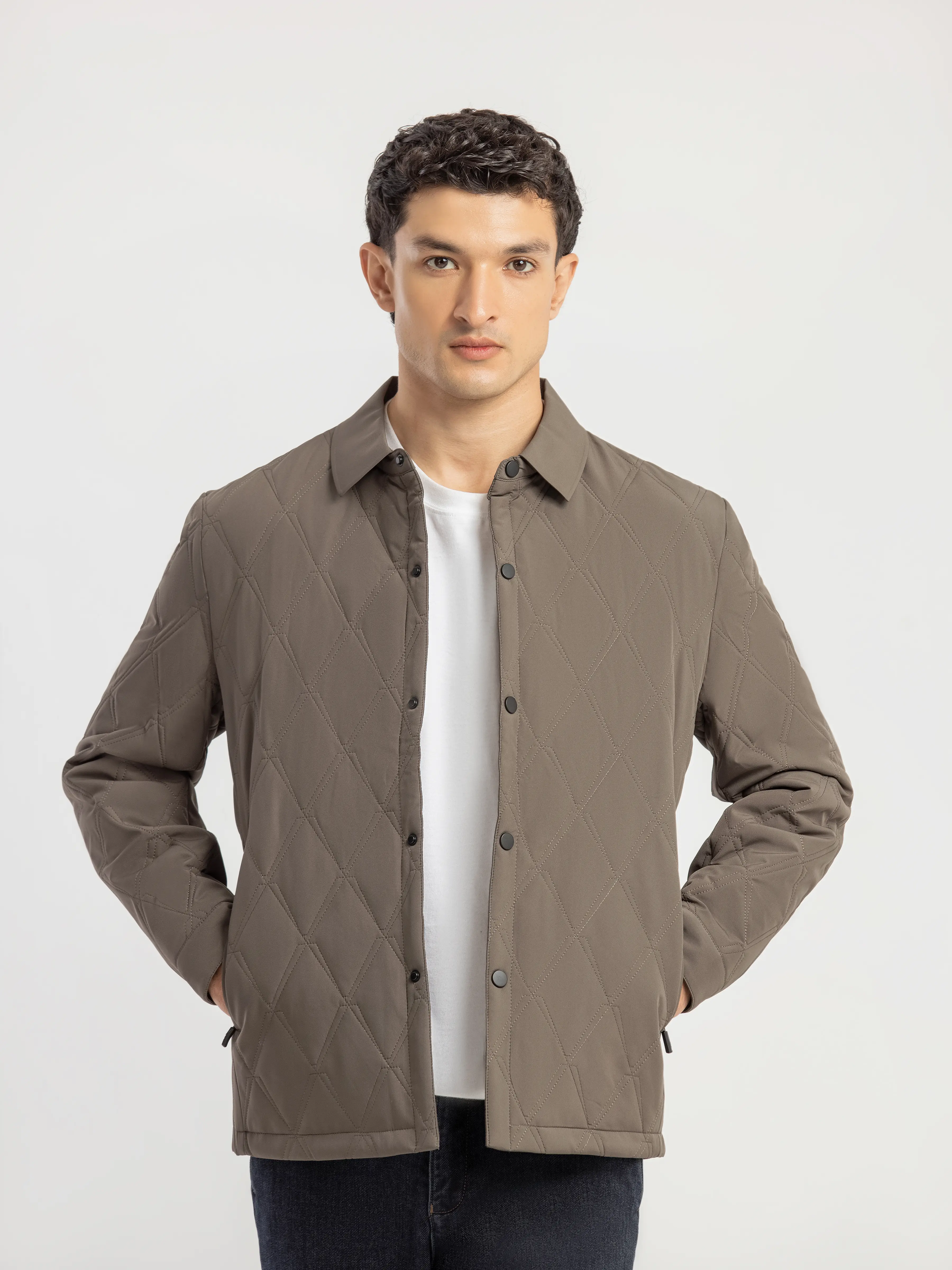Quilted Shacket - EMTJS5-005