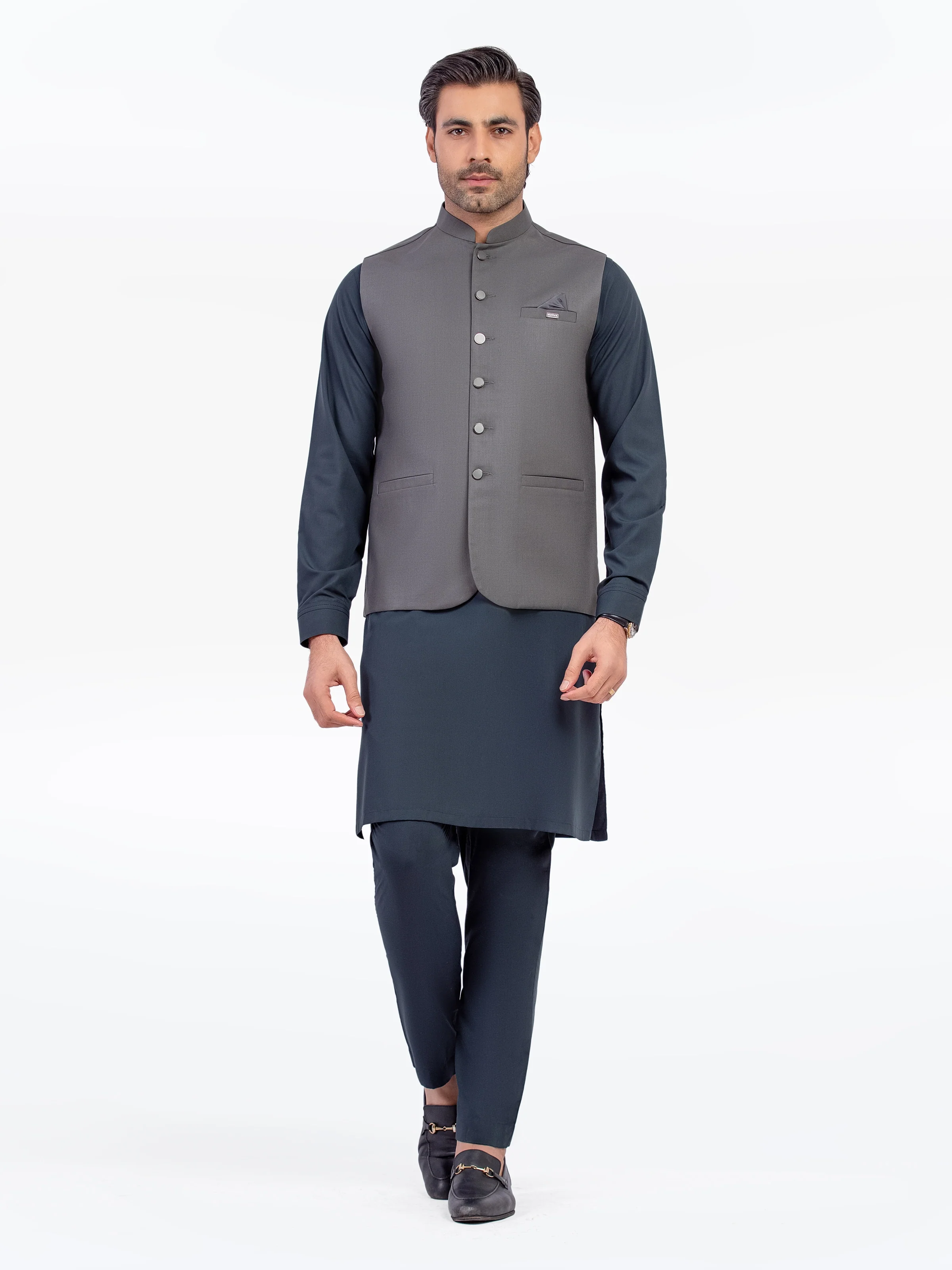 Plain Waistcoat - EMTWCP5-35950 - Image 2