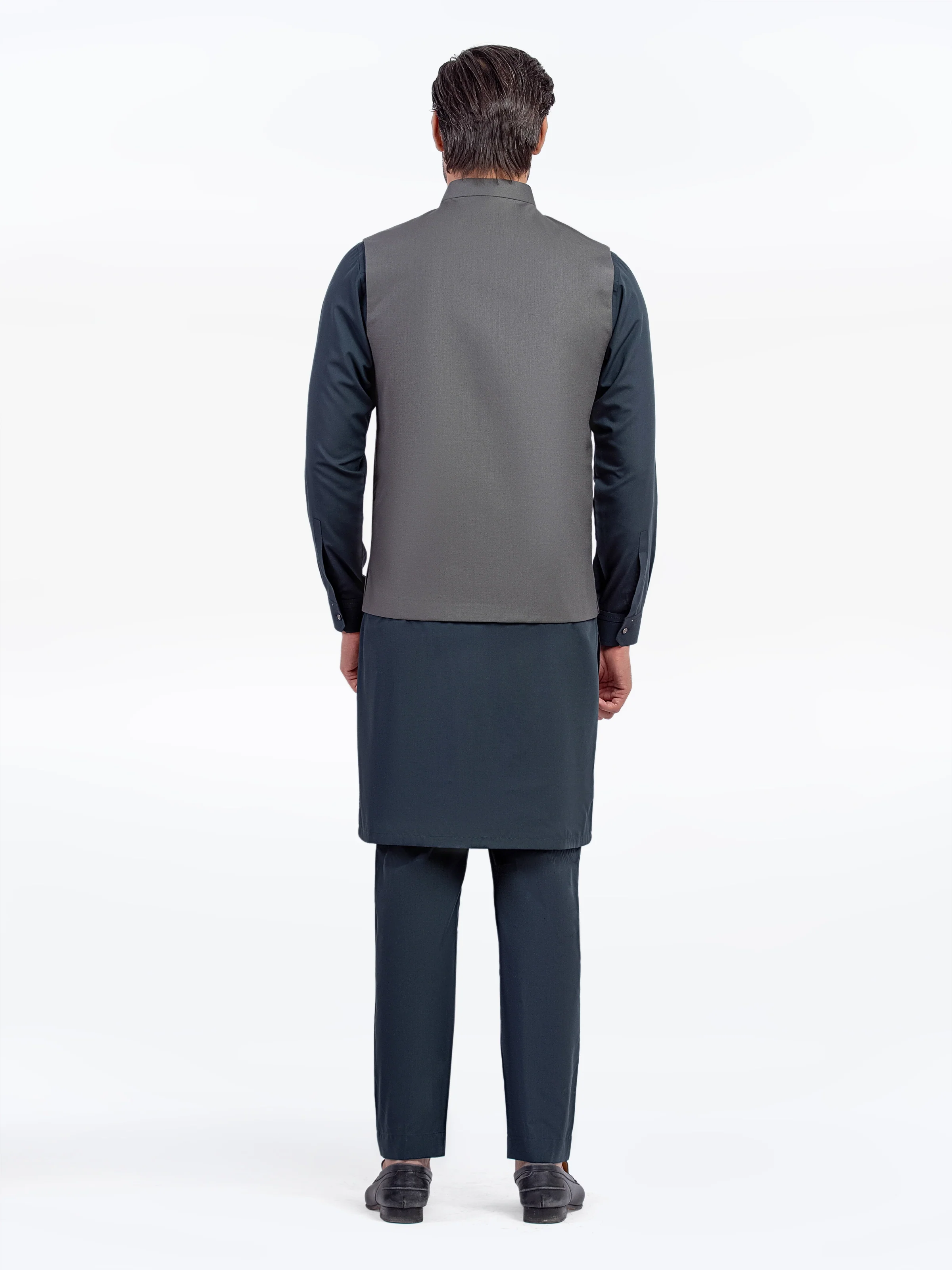 Plain Waistcoat - EMTWCP5-35950 - Image 5