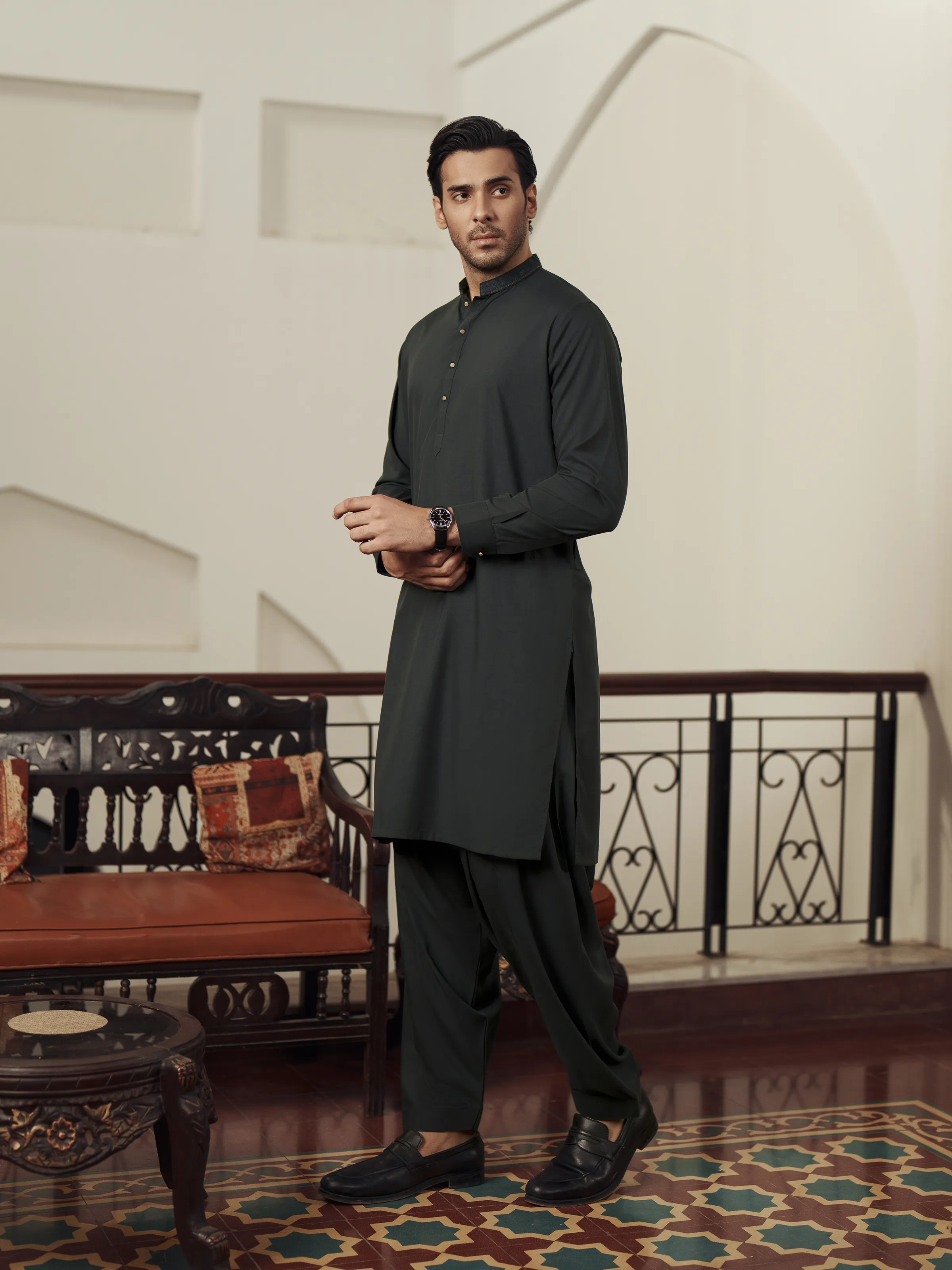 Embroidered Blended Shalwar Kameez - EMTKS5-41223