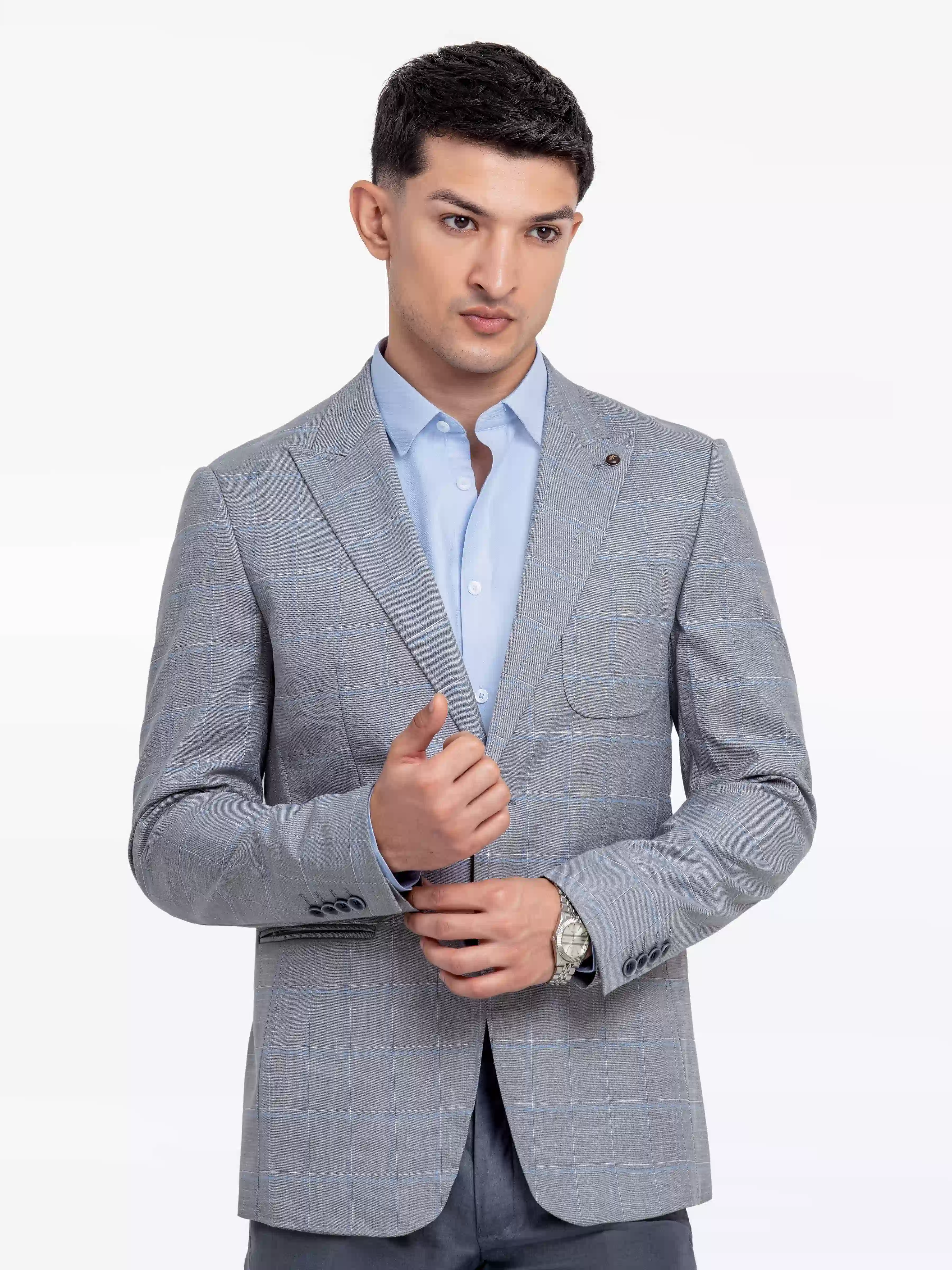 Check Blazer - EMTB24-6879 - Image 3