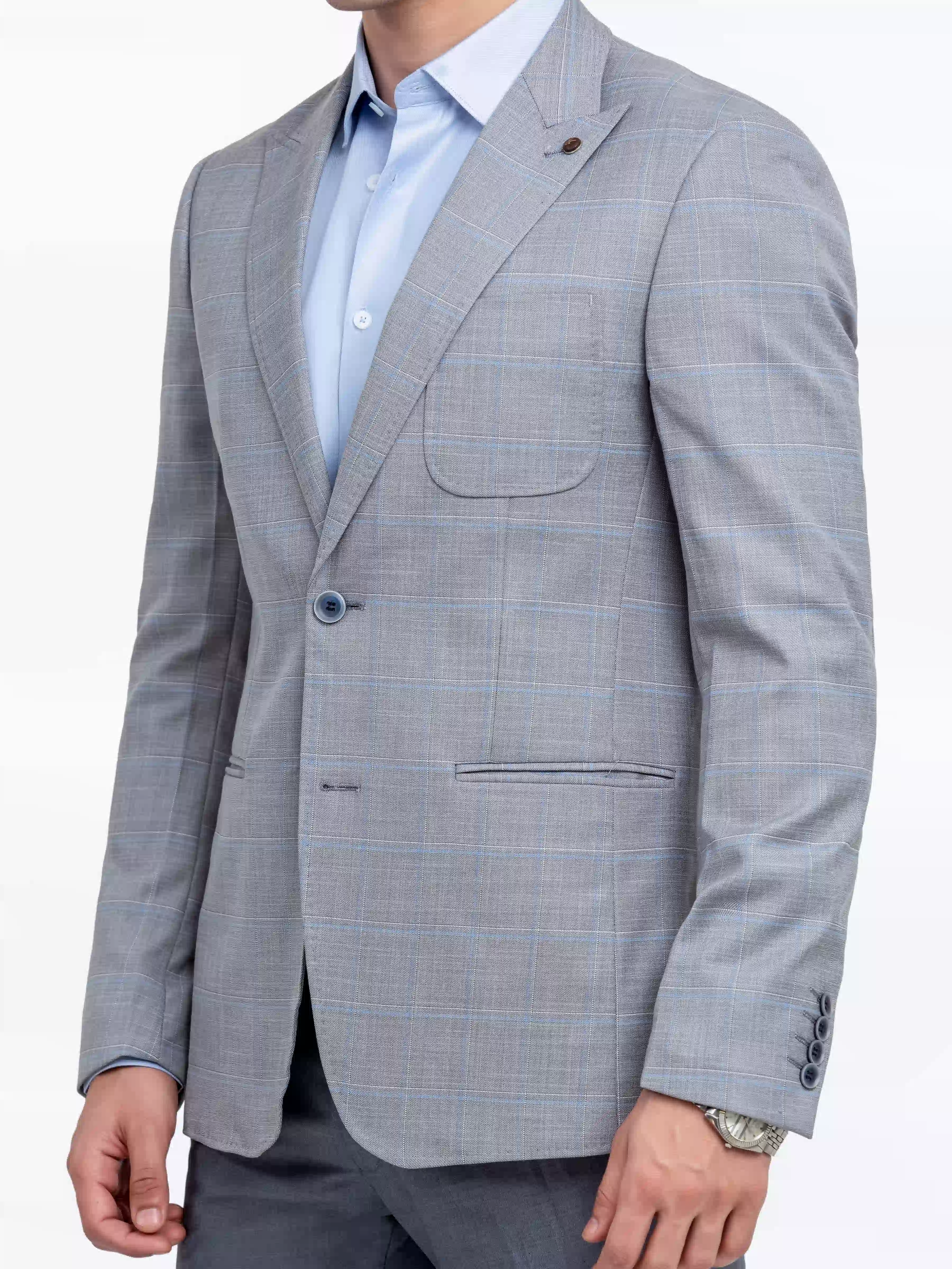 Check Blazer - EMTB24-6879 - Image 4