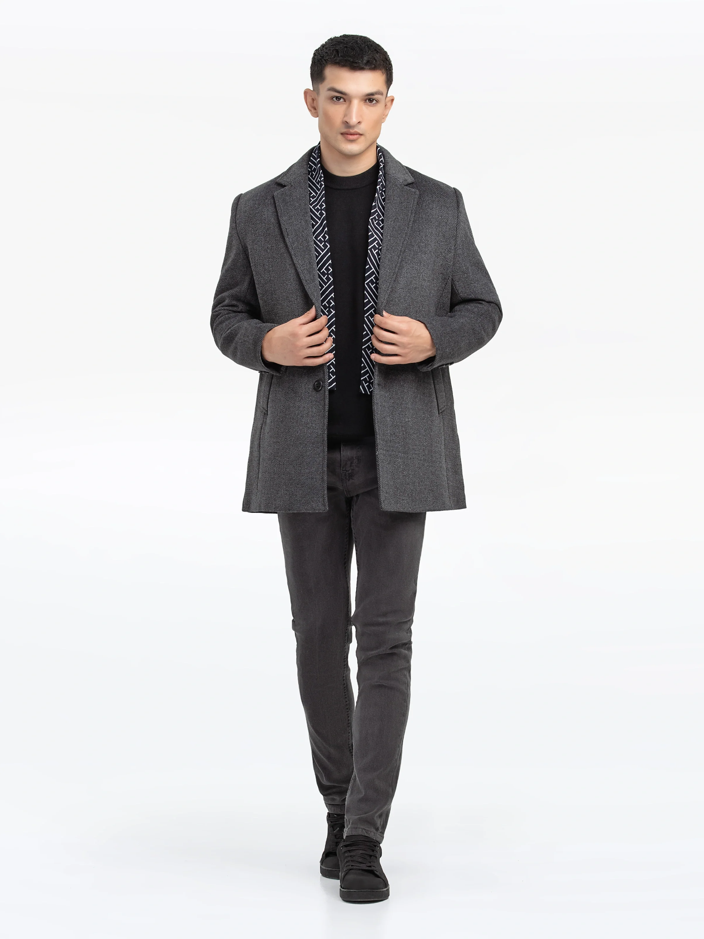 Woolen Long Coat - EMTC24-003