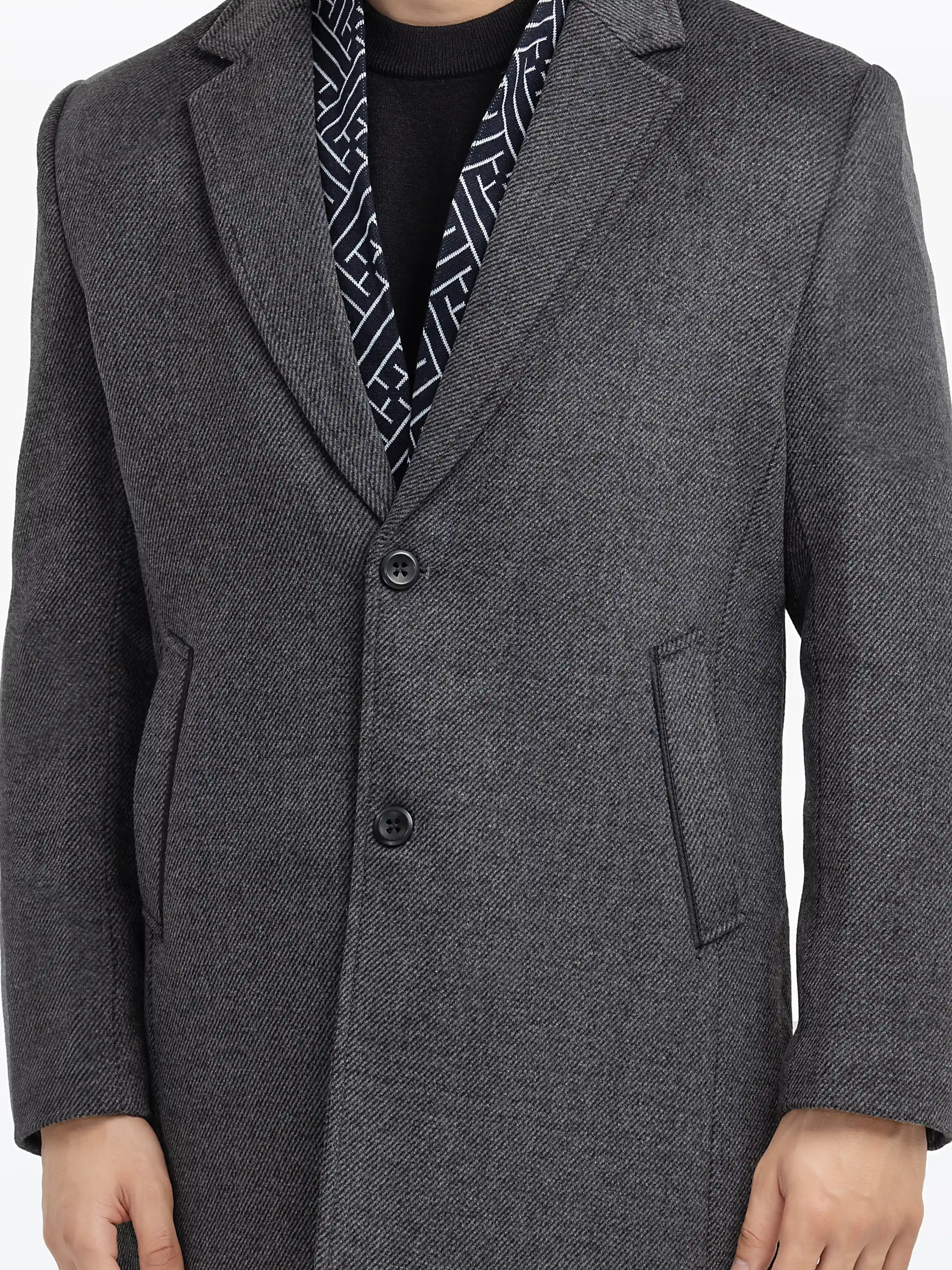Woolen Long Coat - EMTC24-003 - Image 3