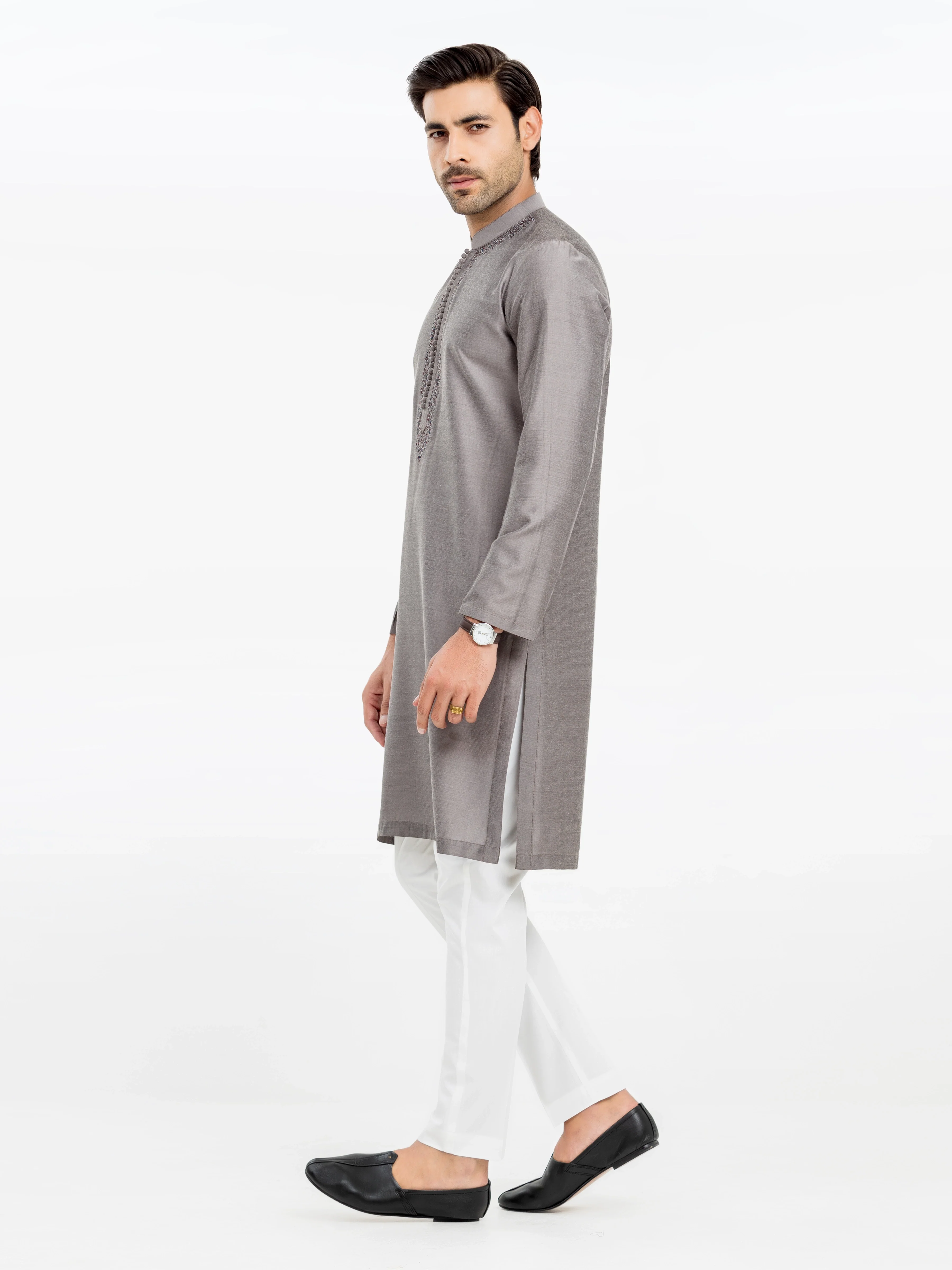 Embroidered Blended Kurta - EMTKC24-119 - Image 4