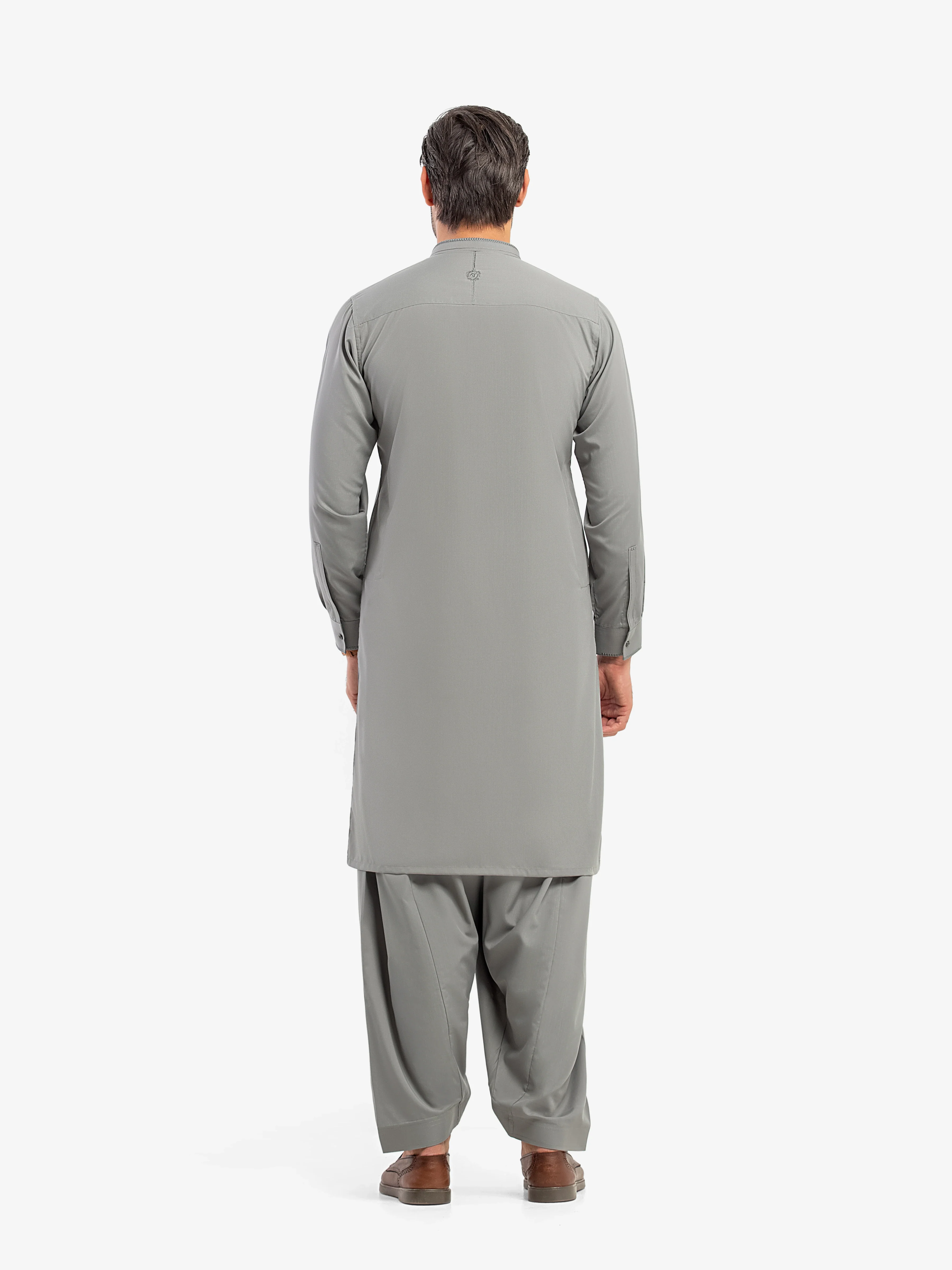 Embroidered Blended Shalwar Kameez - EMTKST5-99613 - Image 5