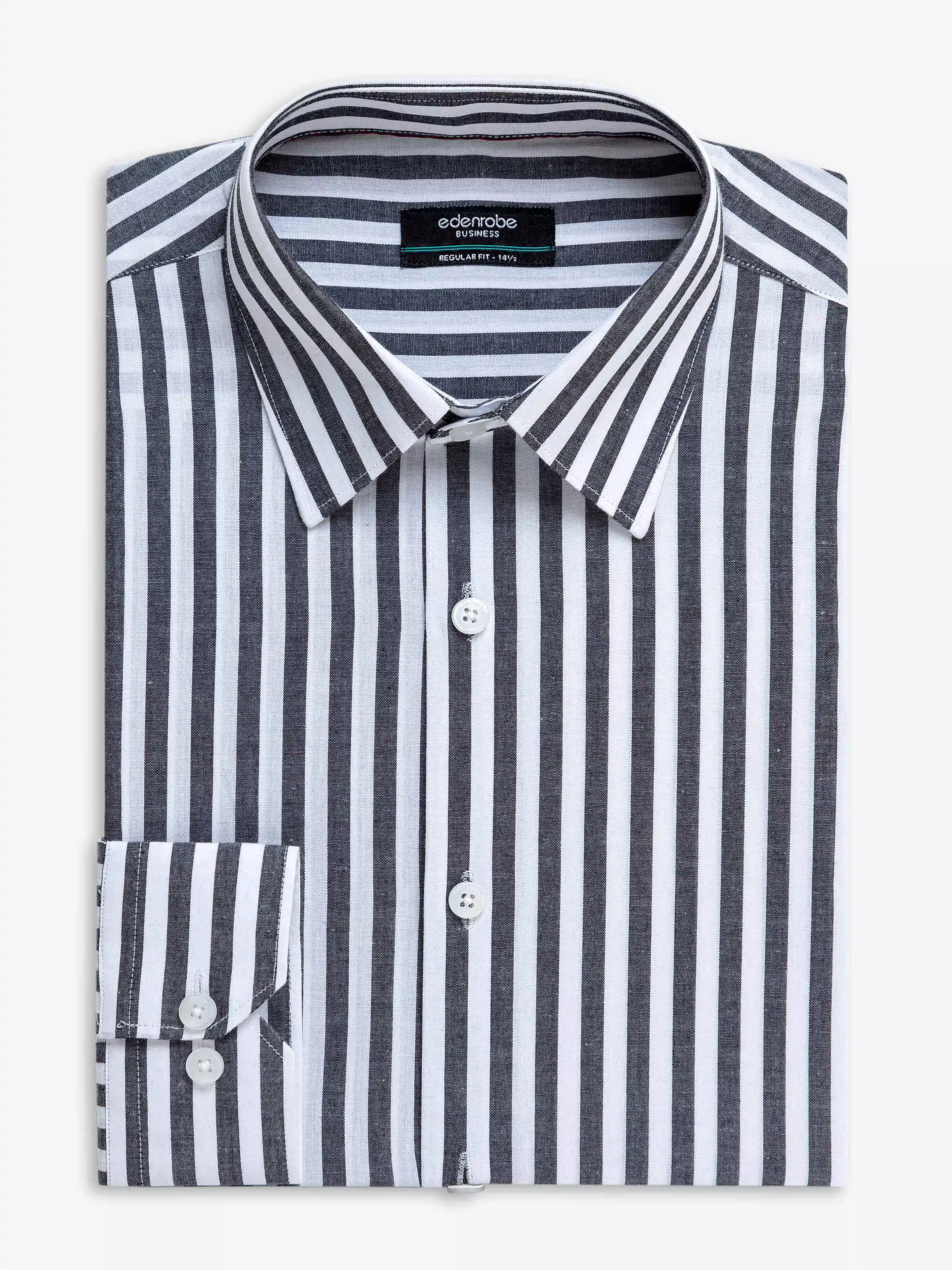 Business Striped Shirt - EMTSB6-234