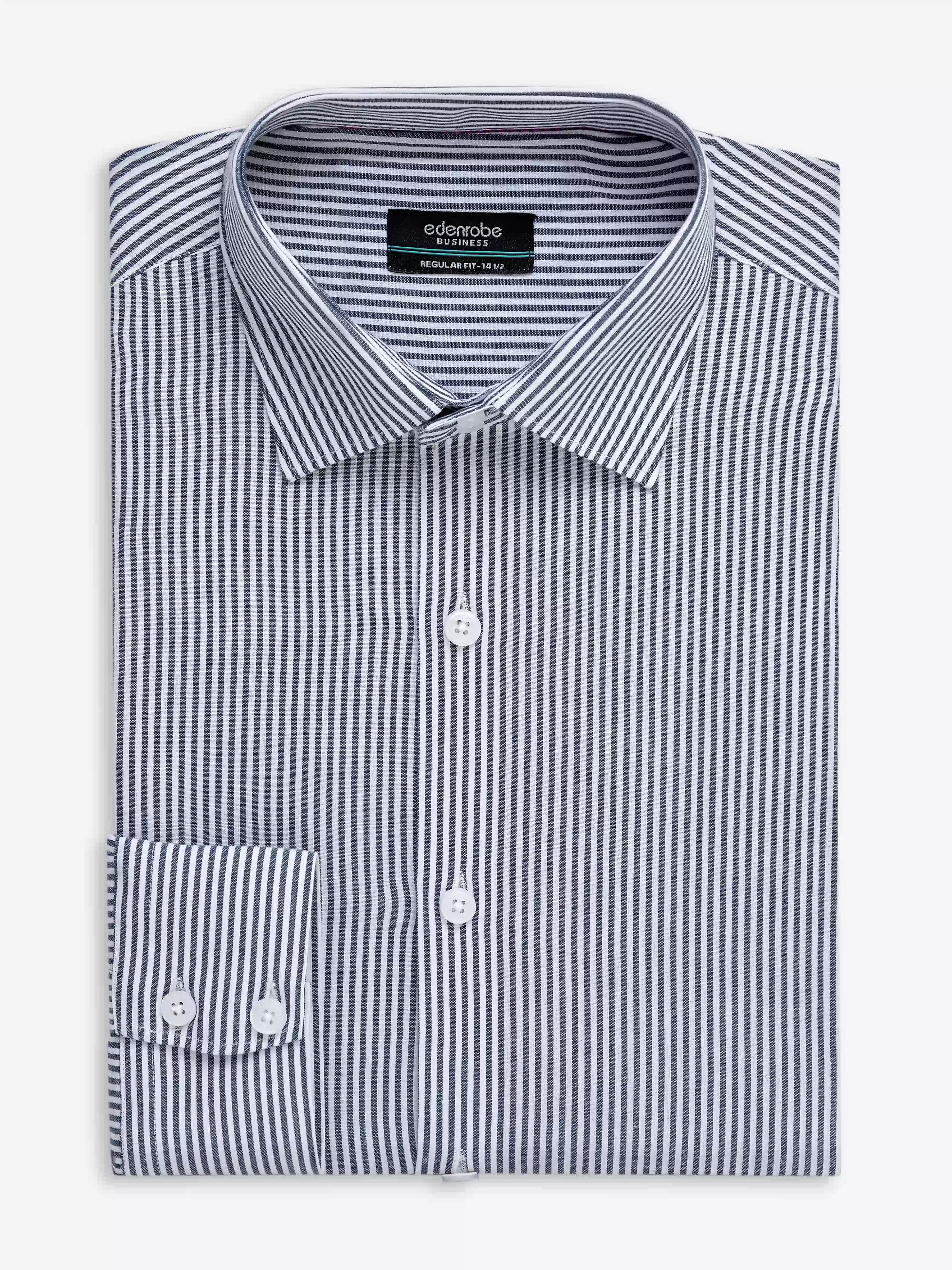 Business Striped Shirt - EMTSB6-245 - Image 2