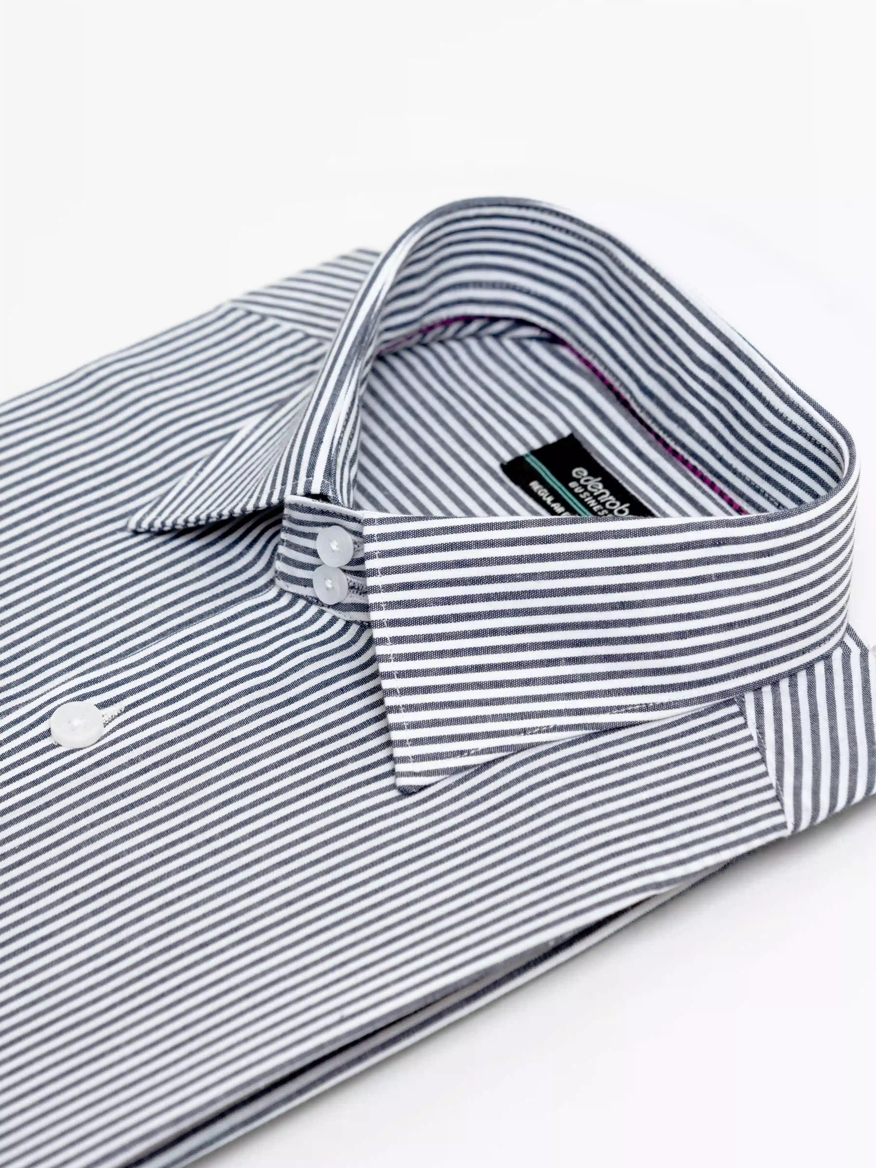 Business Striped Shirt - EMTSB6-245 - Image 5