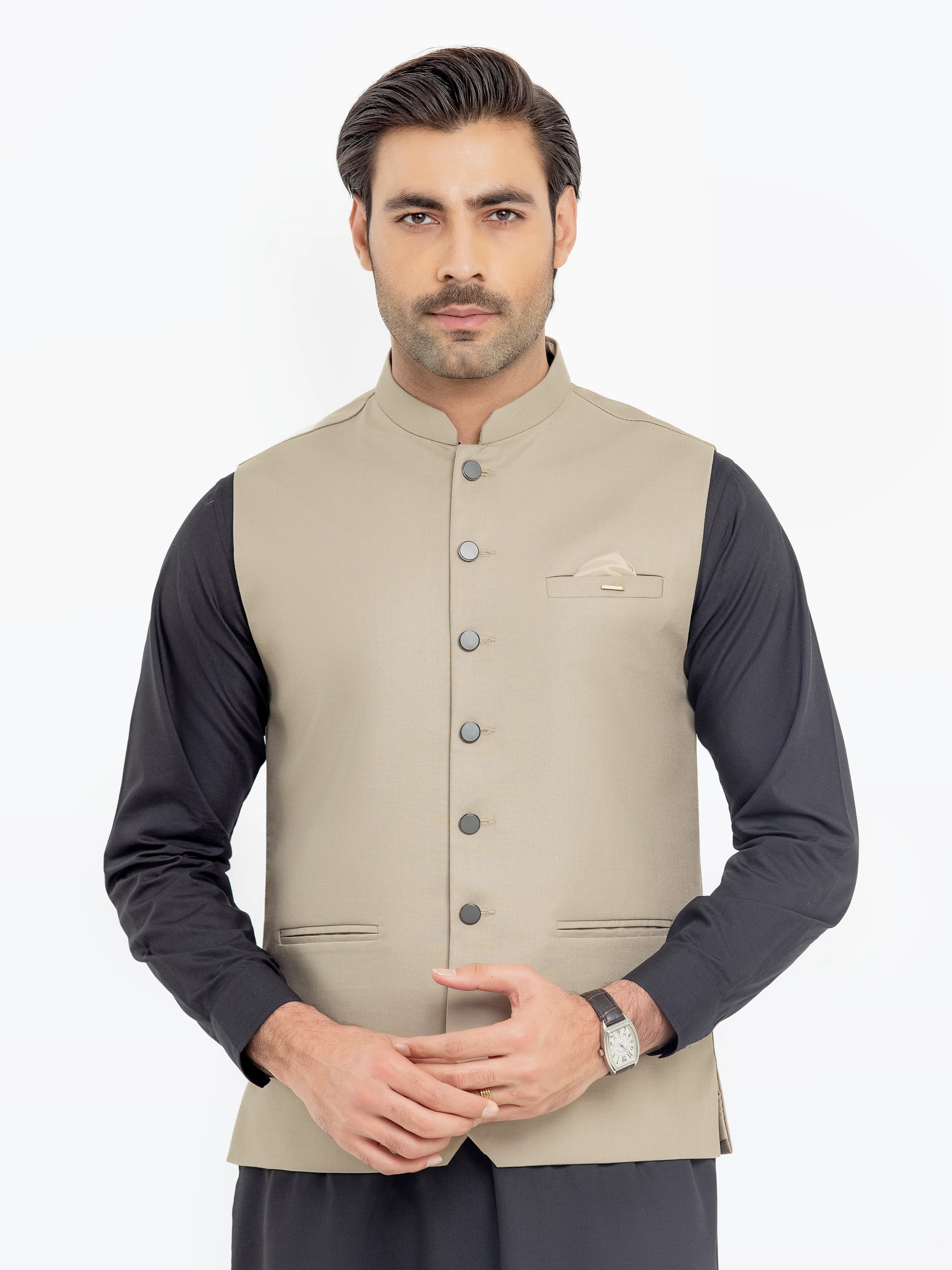 Plain Waistcoat - EMTWCP5-35949