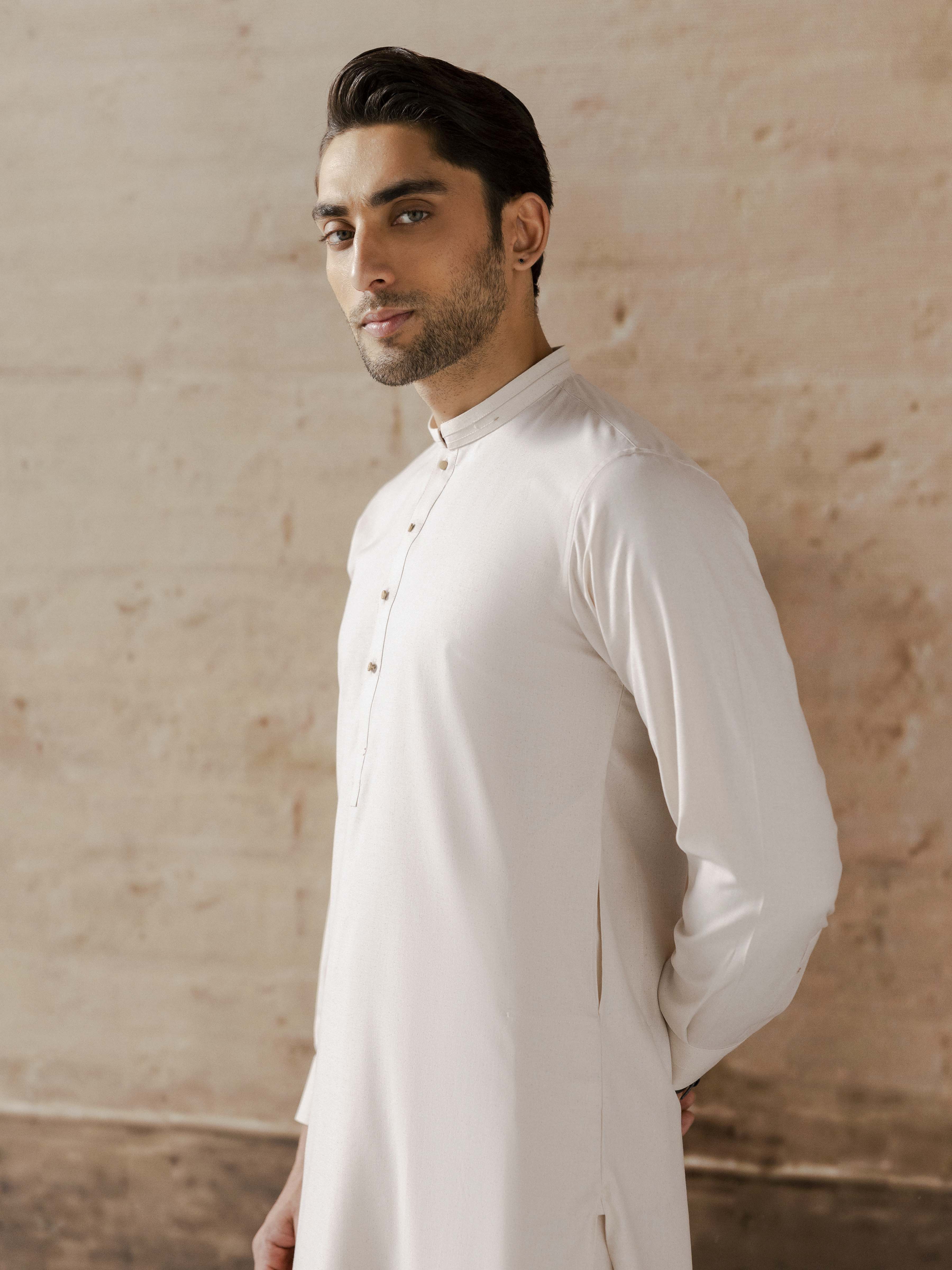 Blended Shalwar Kameez - EMTKST5-99579 - Image 5