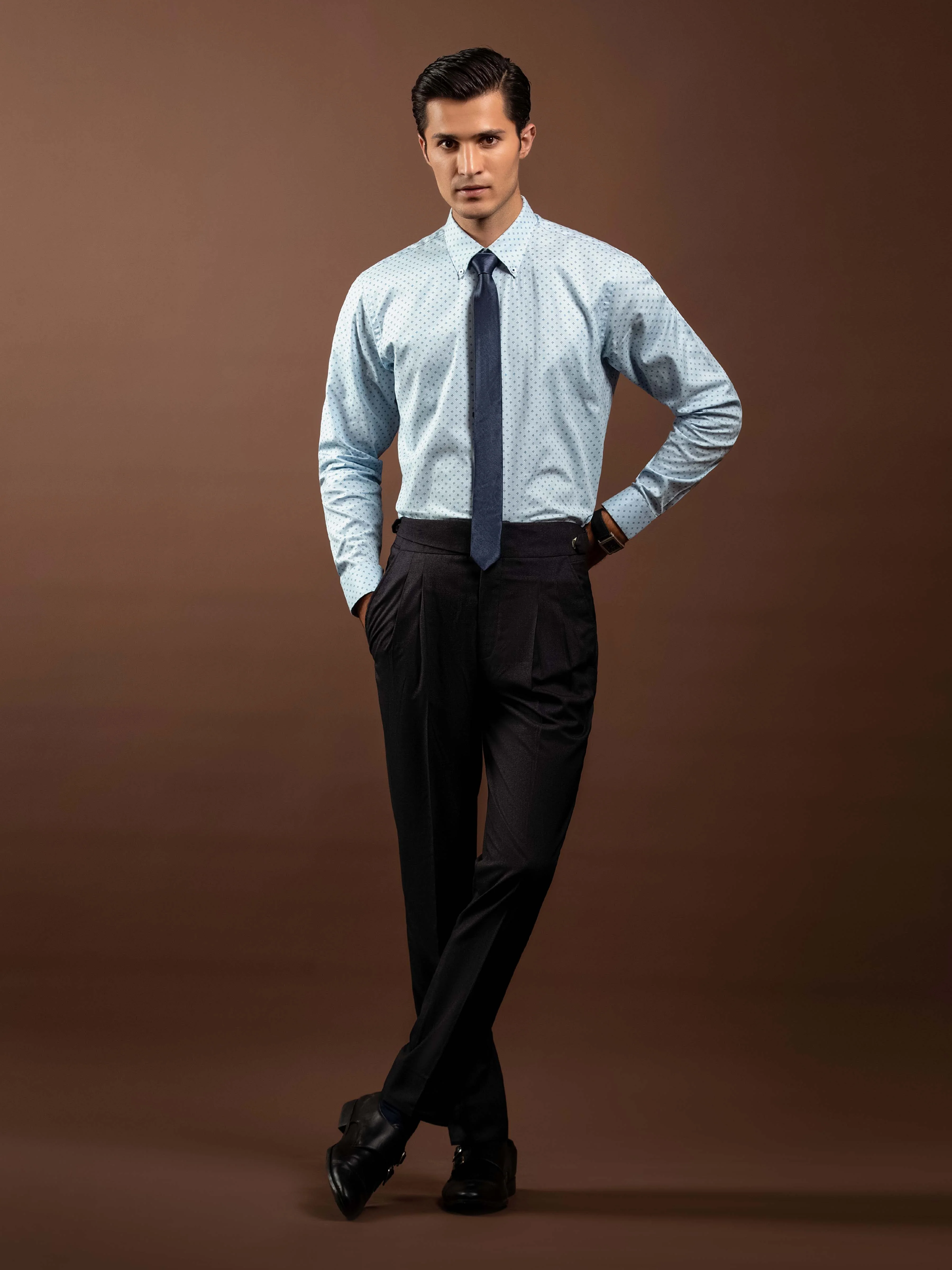 Icon Textured Shirt - EMTSI5-50844 - Image 3