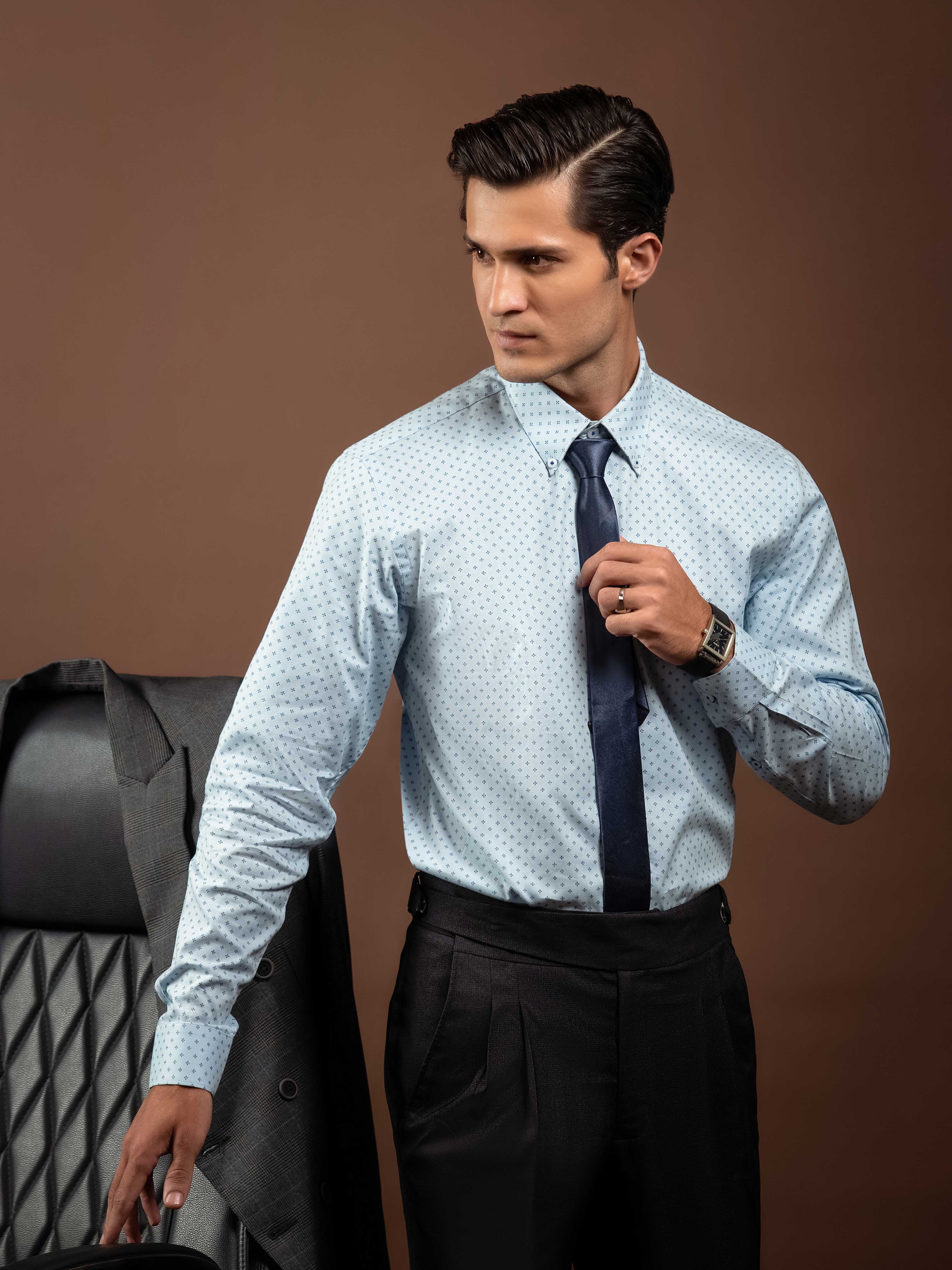 Icon Textured Shirt - EMTSI5-50844 - Image 5