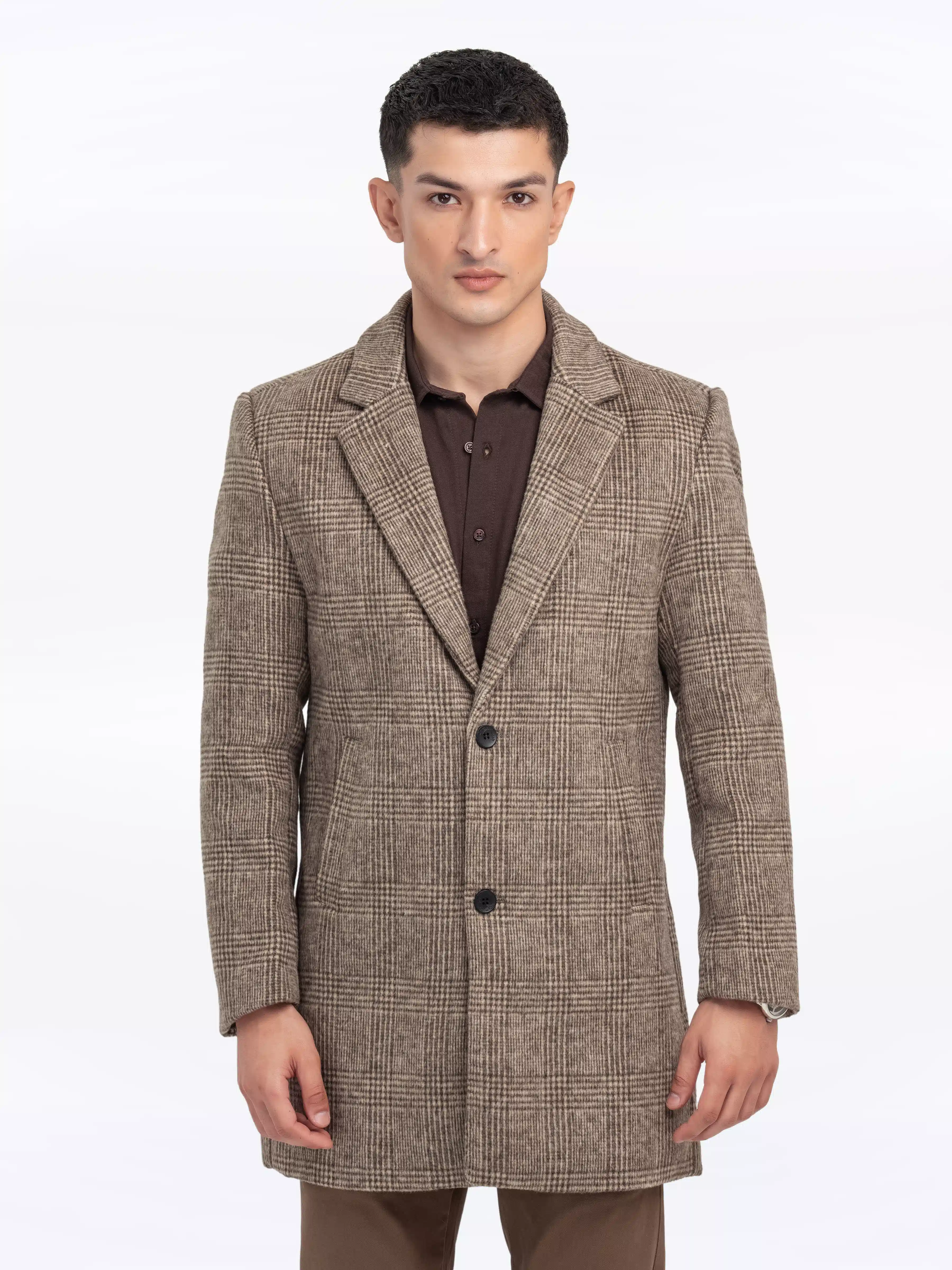 Woolen Long Coat - EMTC24-001
