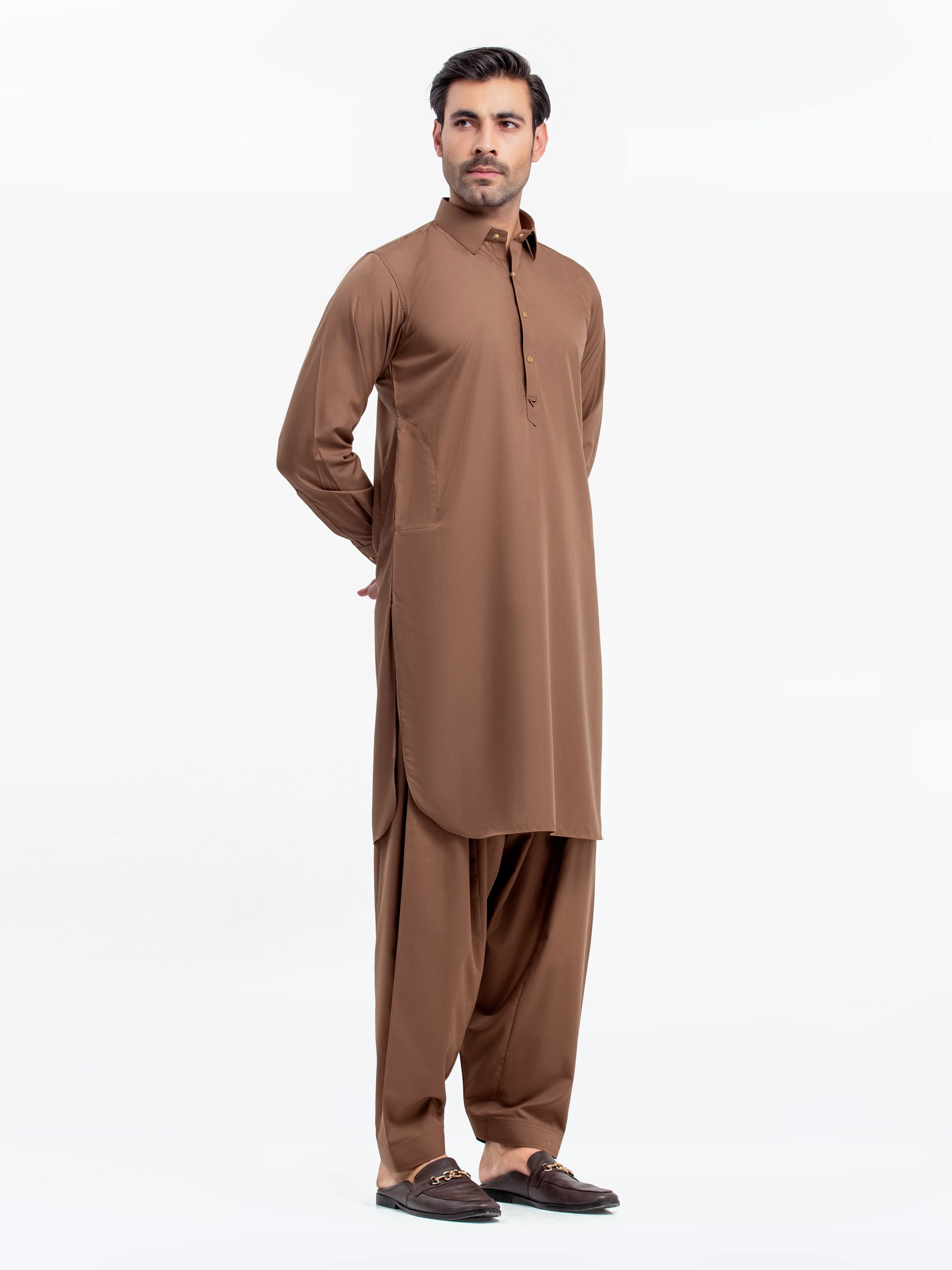 Blended Shalwar Kameez - EMTKST5-99512 - Image 4
