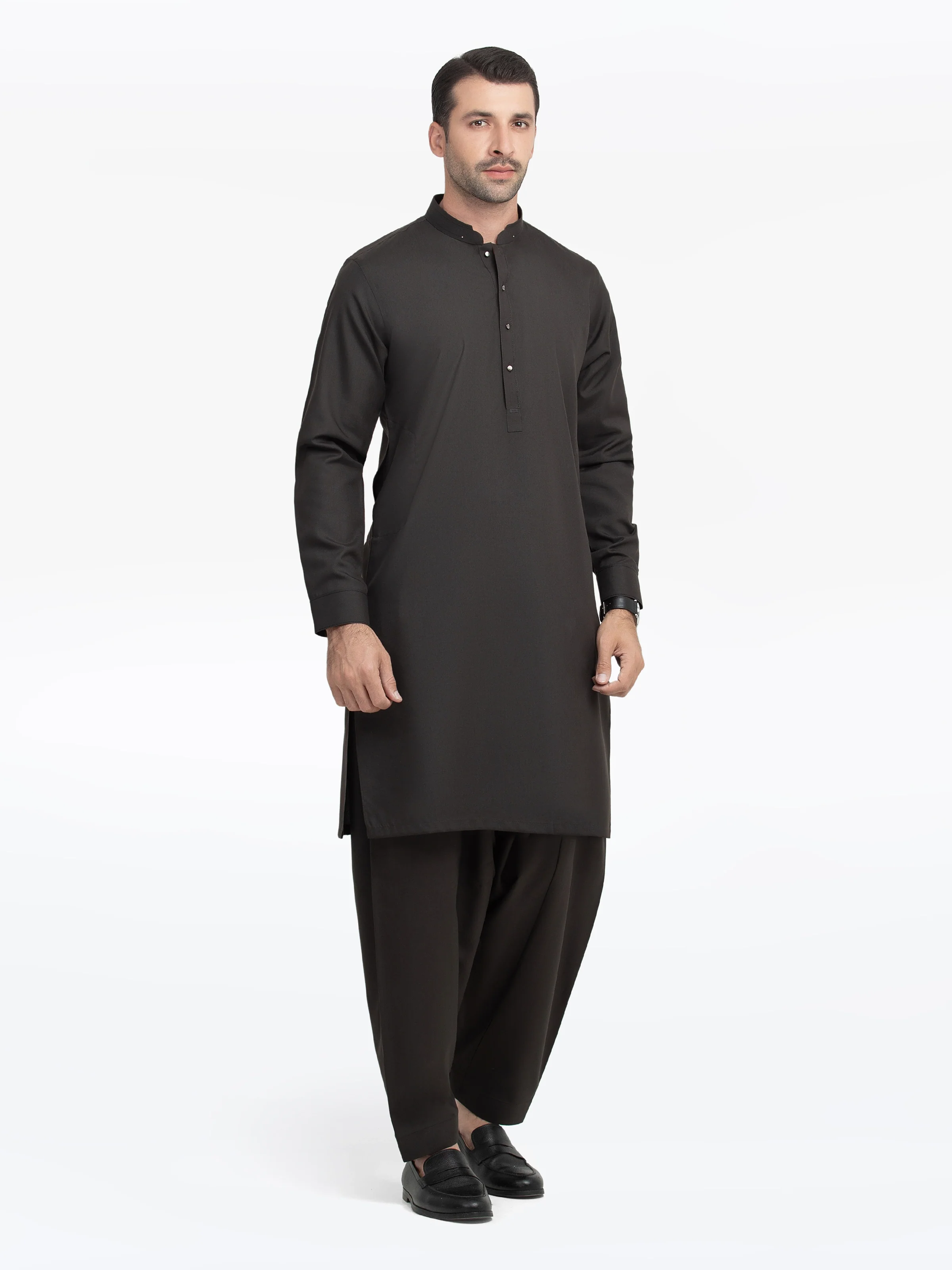 Blended Shalwar Kameez - EMTKST5-99513 - Image 4