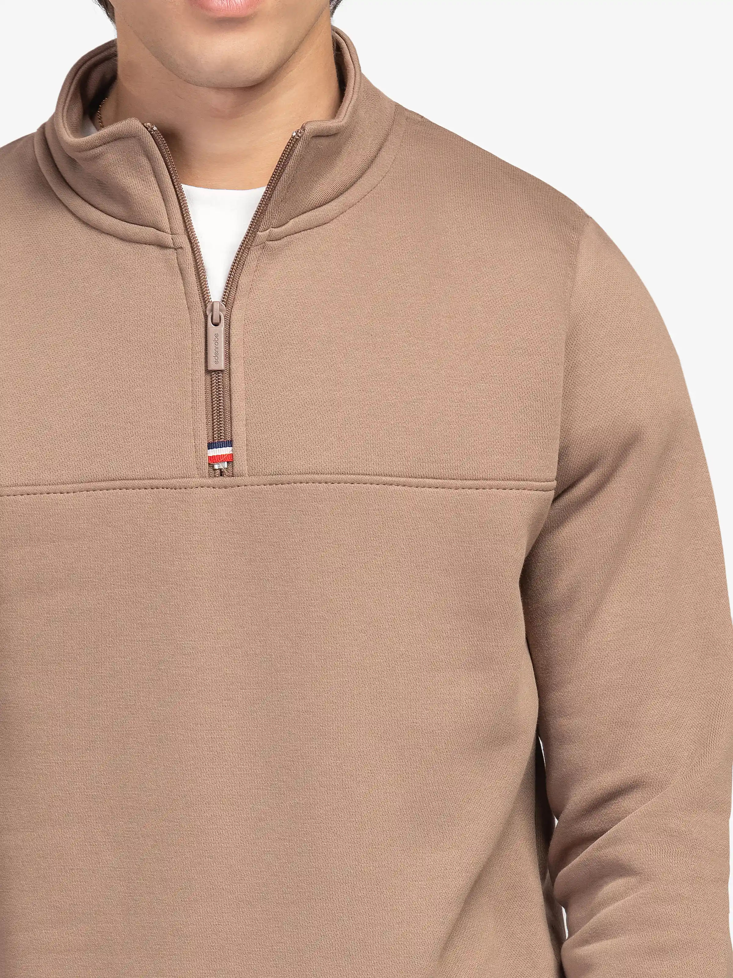 Quarter Zip-Up Sweatshirt - EMTSS5-003 - Image 2