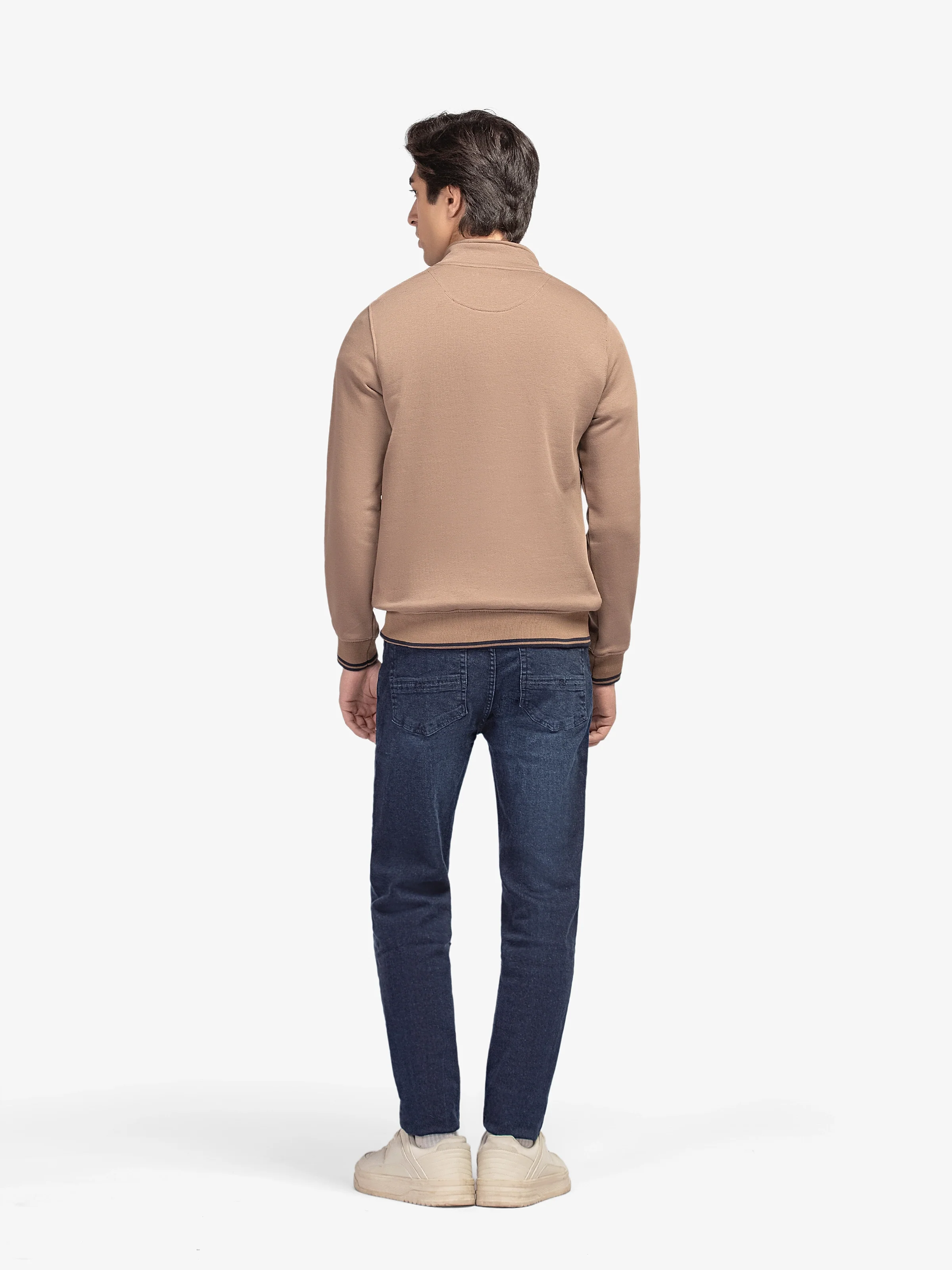 Quarter Zip-Up Sweatshirt - EMTSS5-003 - Image 5