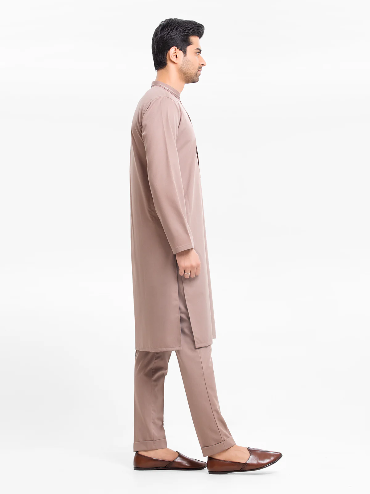Embroidered Blended Kurta Pajama - EMTSW23-99403 - Image 3