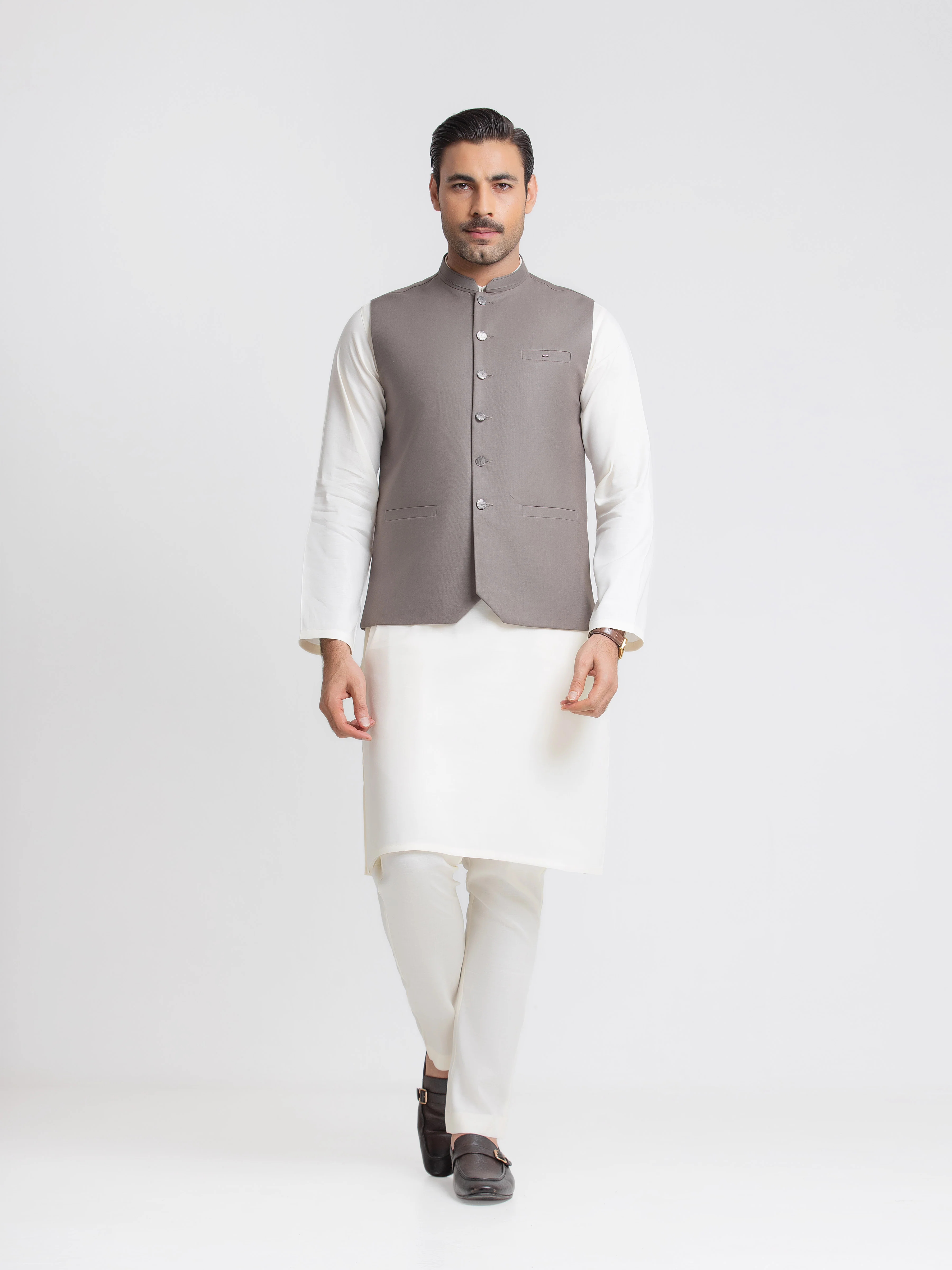 Plain Waistcoat - EMTWCP6-36005 - Image 2