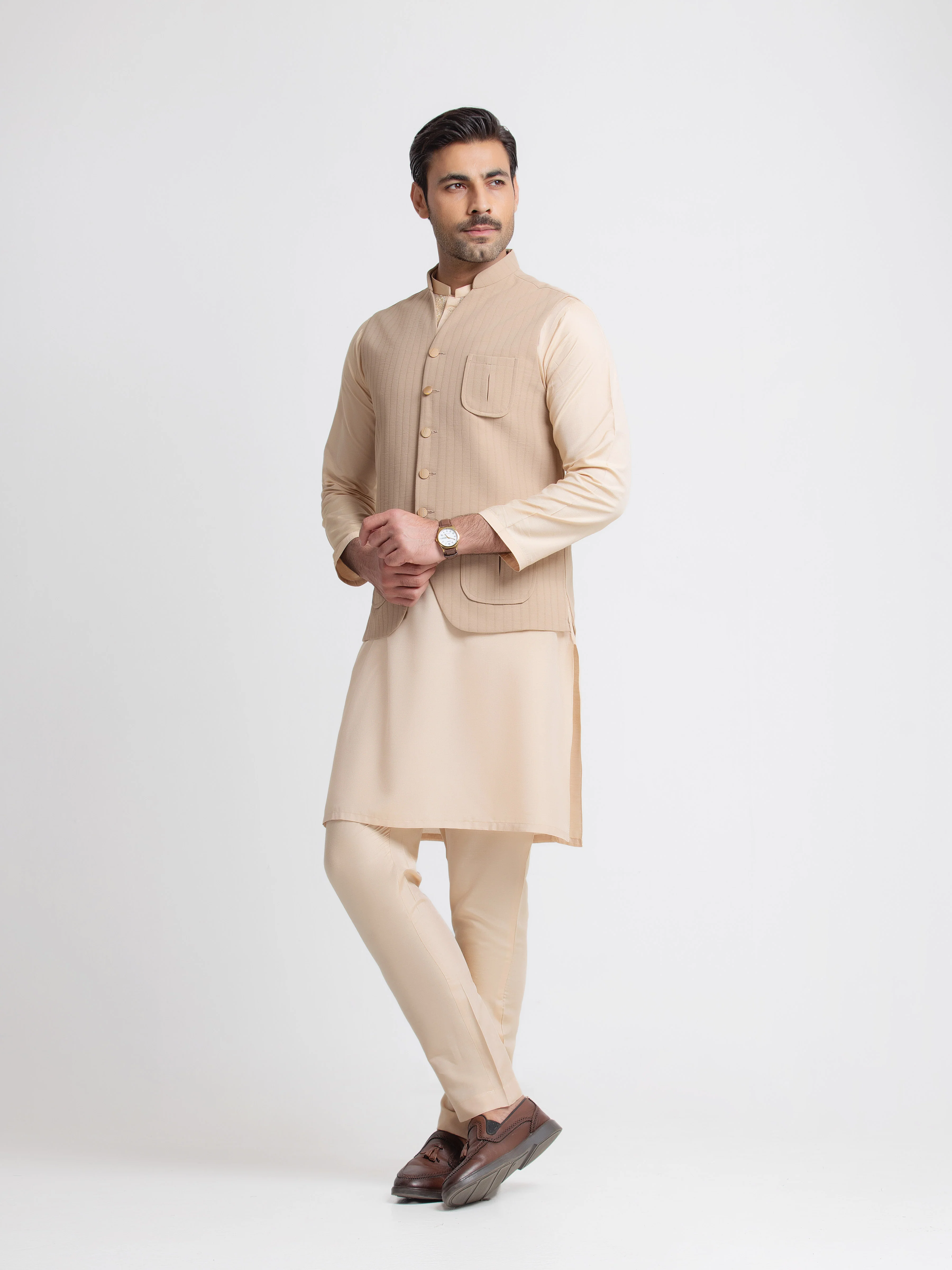 Plain Waistcoat - EMTWCP6-36007 - Image 2