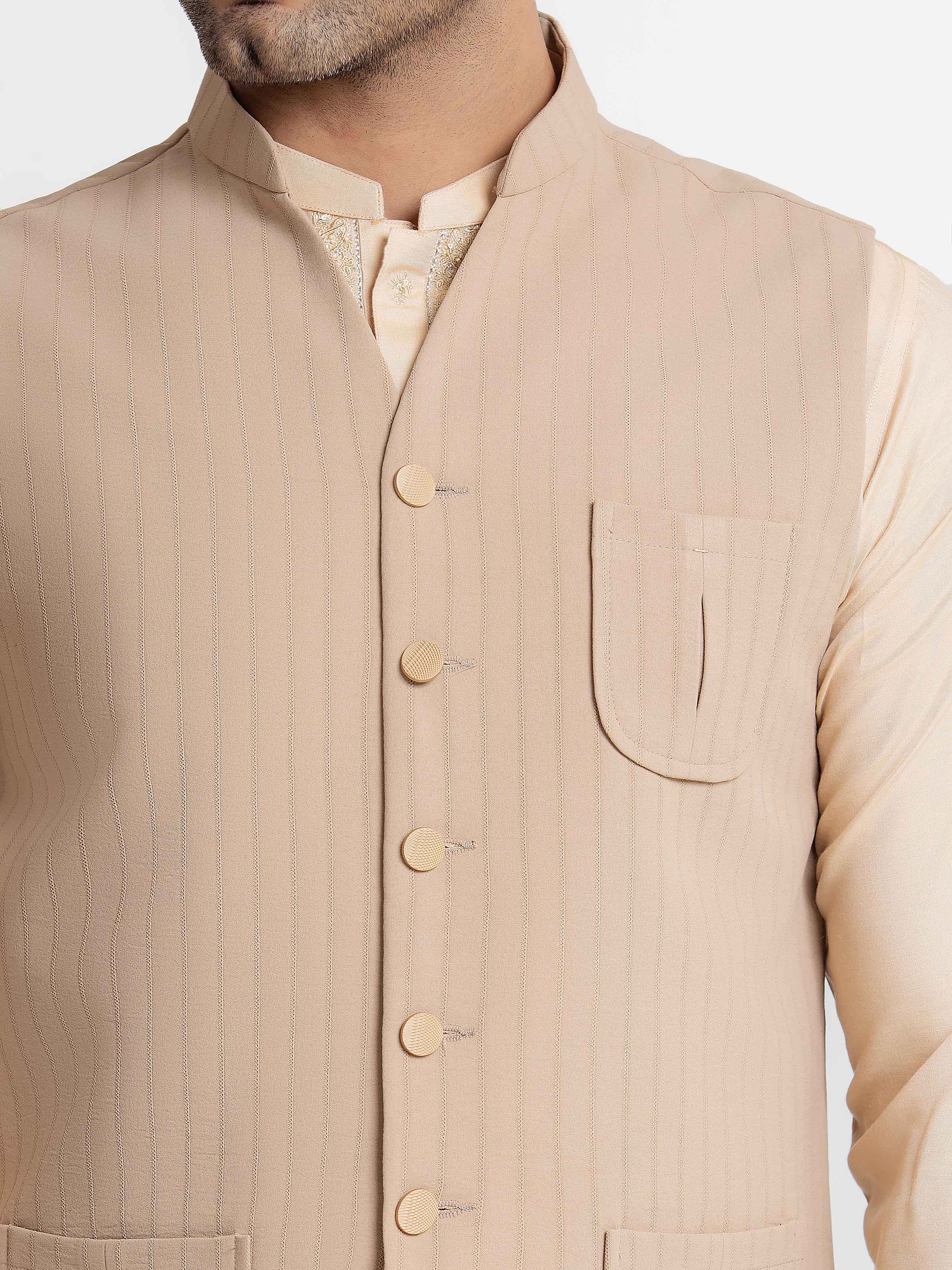 Plain Waistcoat - EMTWCP6-36007 - Image 3