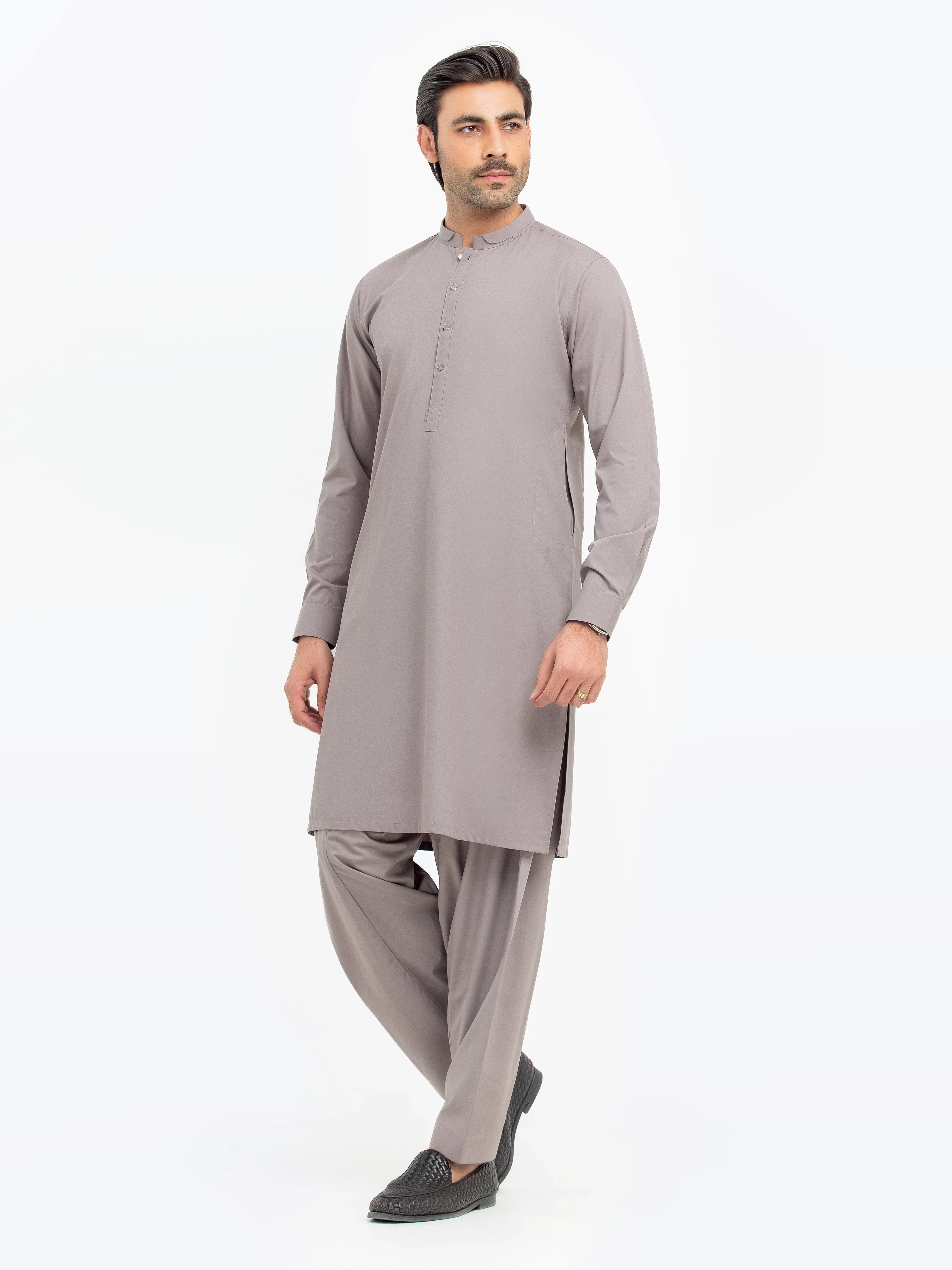 Men's Light Lavender Shalwar Kameez - EMTKST5-99551