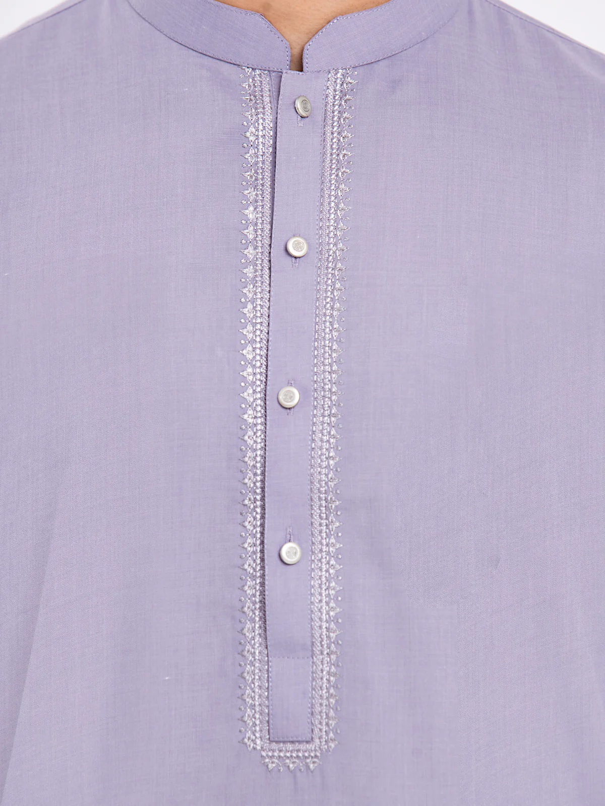 Embroidered Blended Kurta - EMTK24S-41113 - Image 4