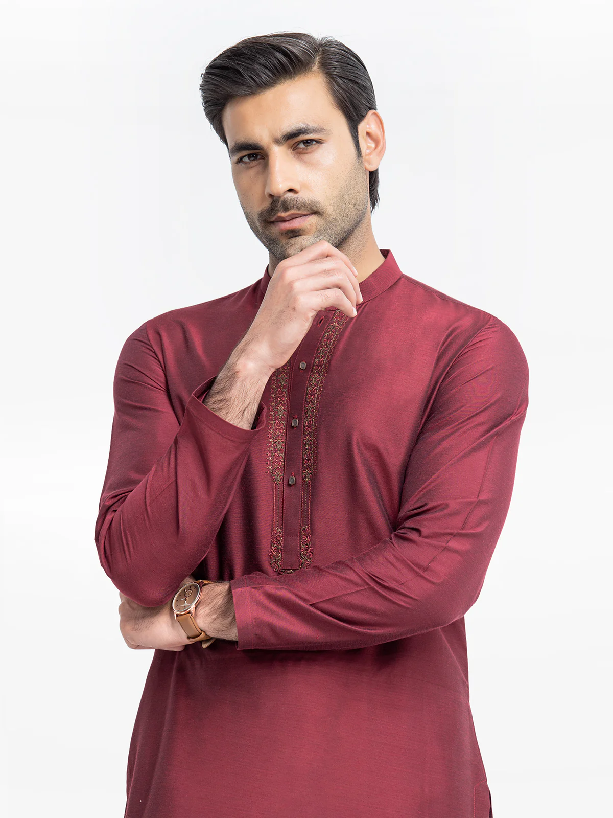 Embroidered Blended Kurta - EMTKC24-115 - Image 2