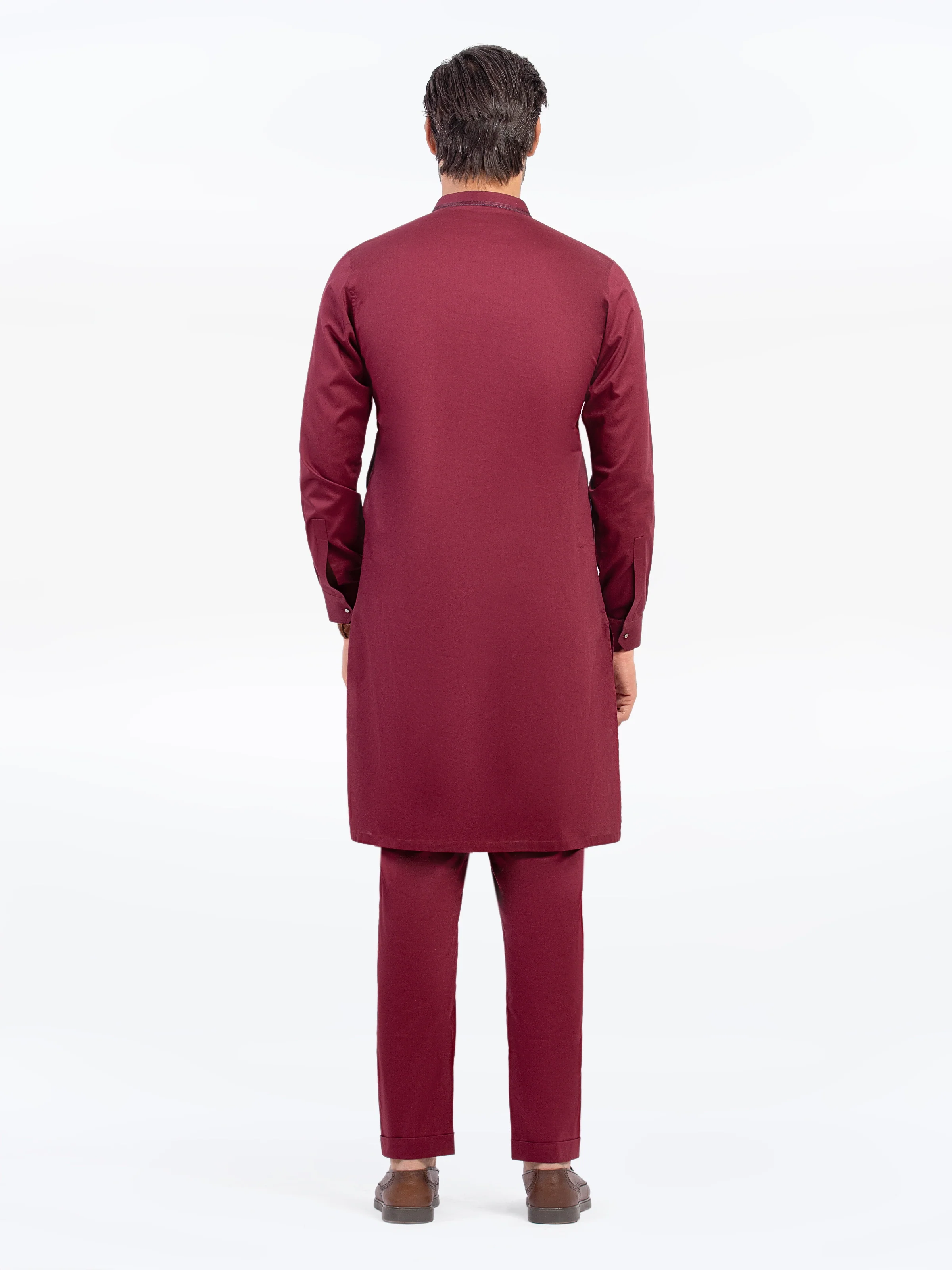 Embroidered Cotton Kurta Pajama - EMTKPT5-065 - Image 5