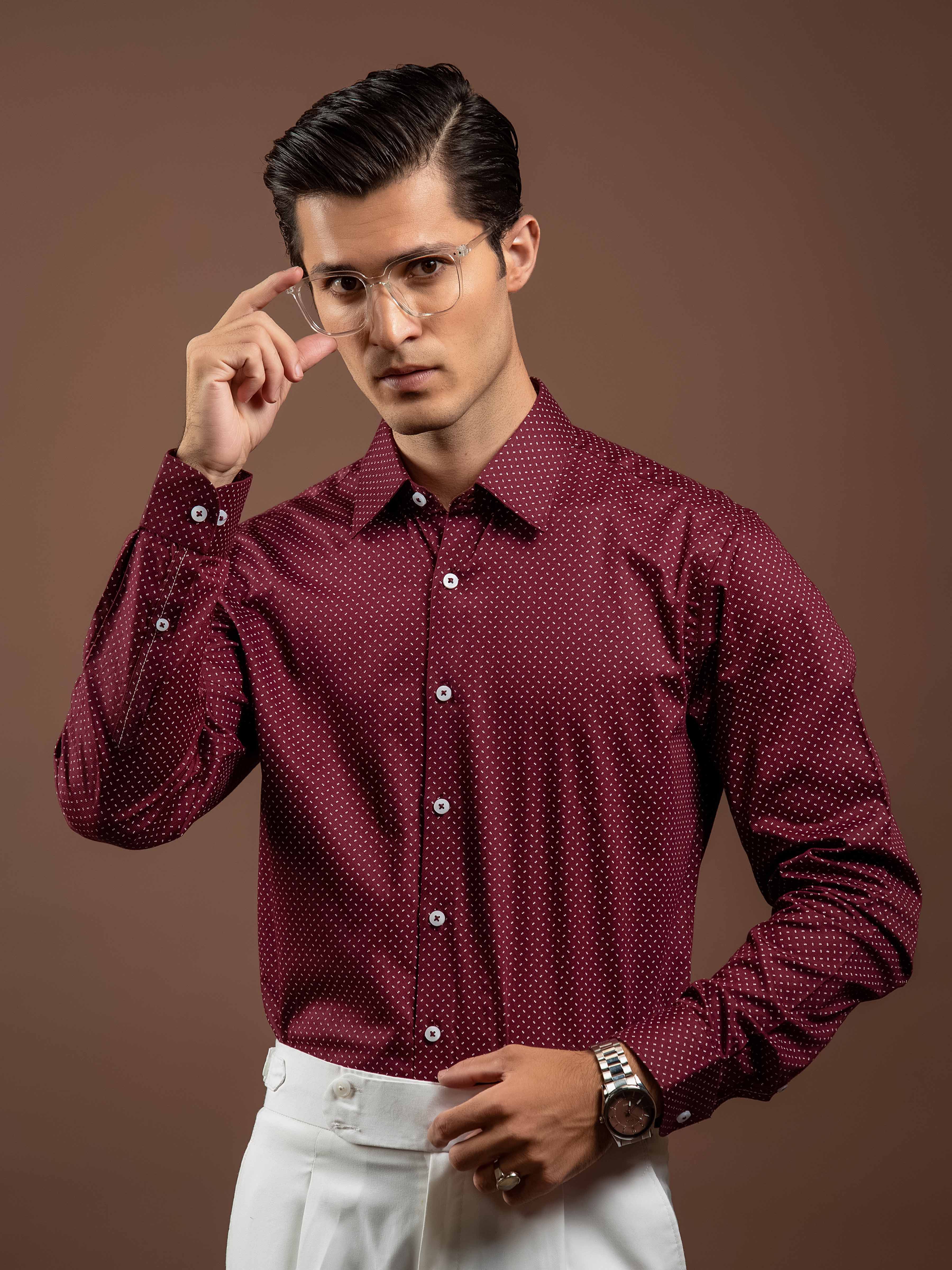 Icon Textured Shirt - EMTSI5-50838