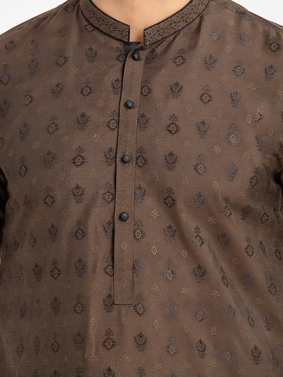 Embroidered Blended Kurta - EMTKC24-122 - Image 3