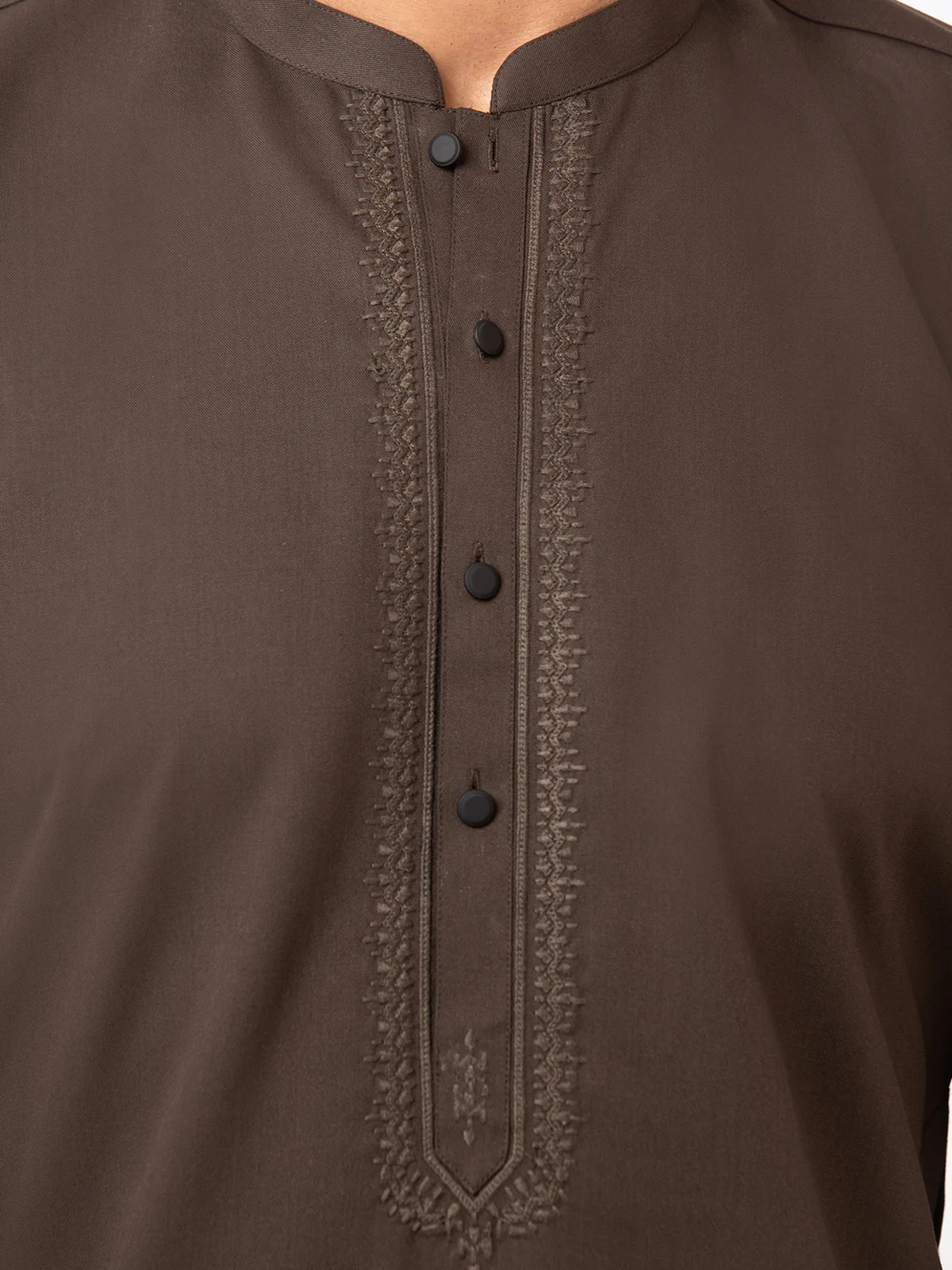 Embroidered Blended Shalwar Kameez - EMTKS23W-41067 - Image 4