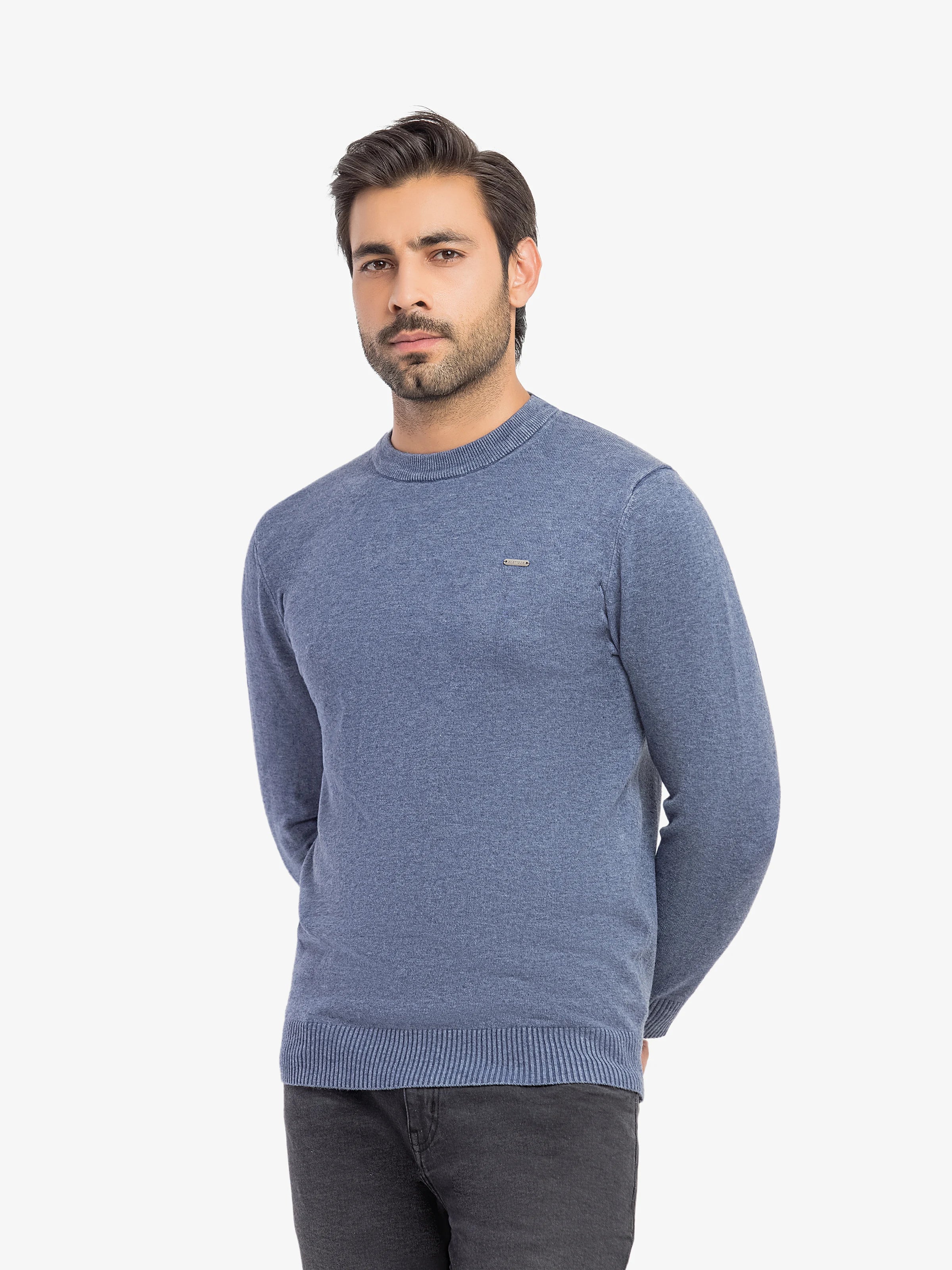 Crew Neck Sweater - EMTSWT5-017