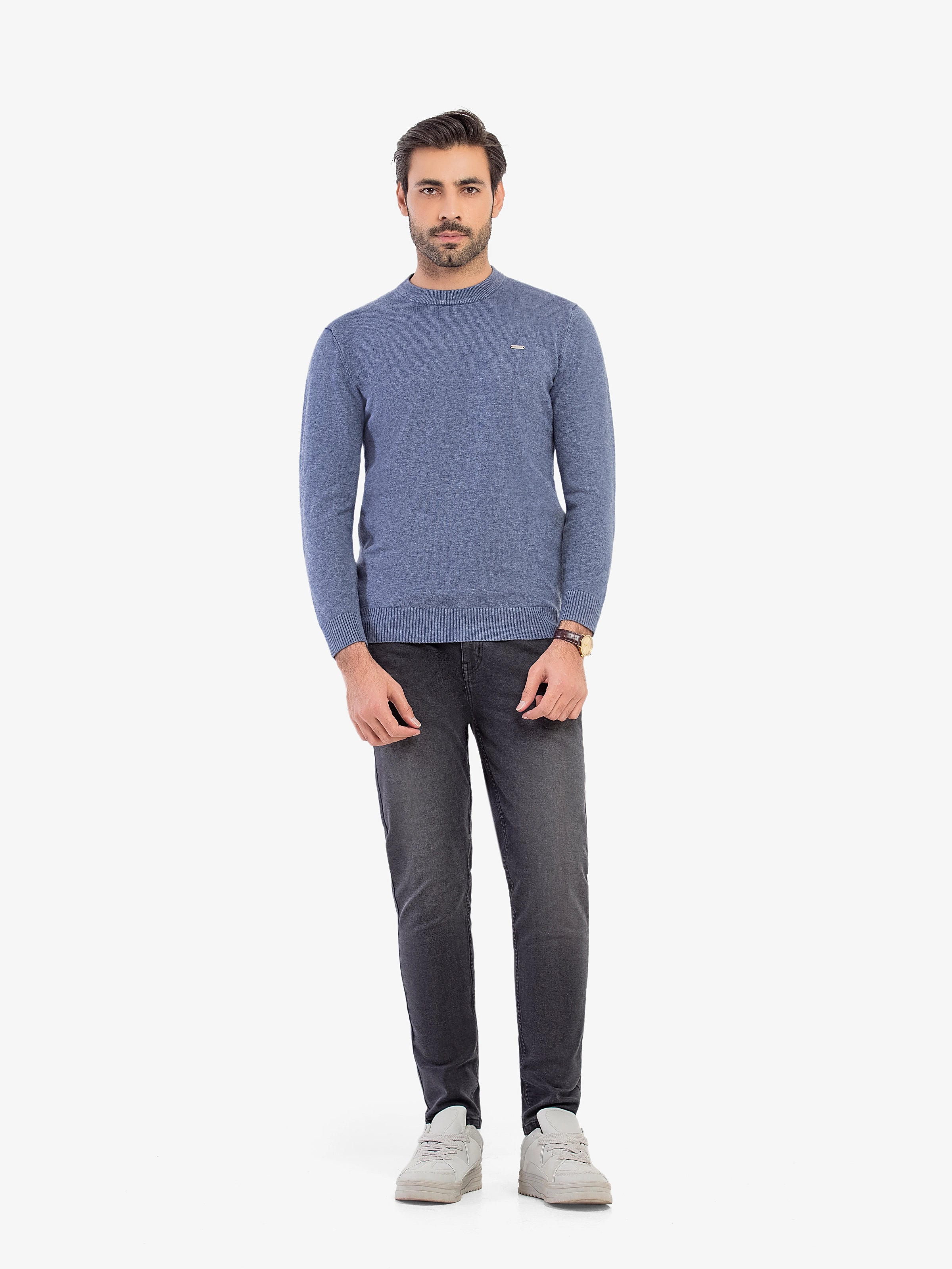 Crew Neck Sweater - EMTSWT5-017 - Image 3