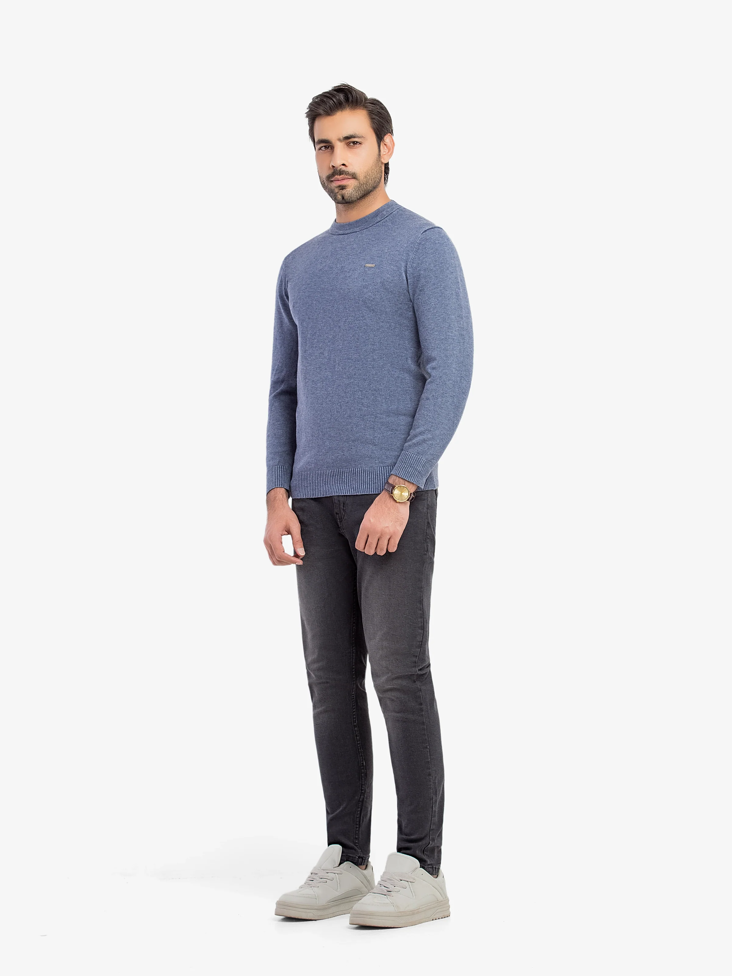 Crew Neck Sweater - EMTSWT5-017 - Image 4