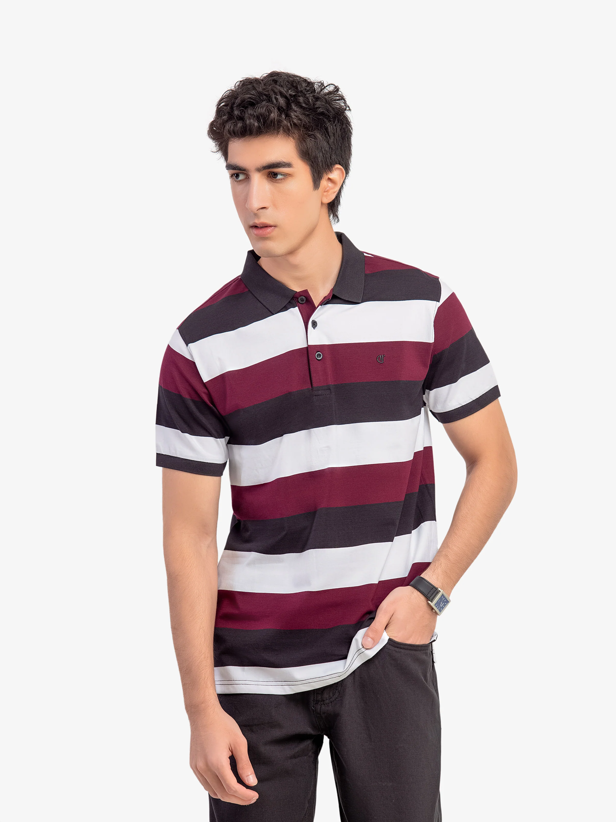 Striped Polo - EMTPS5-105