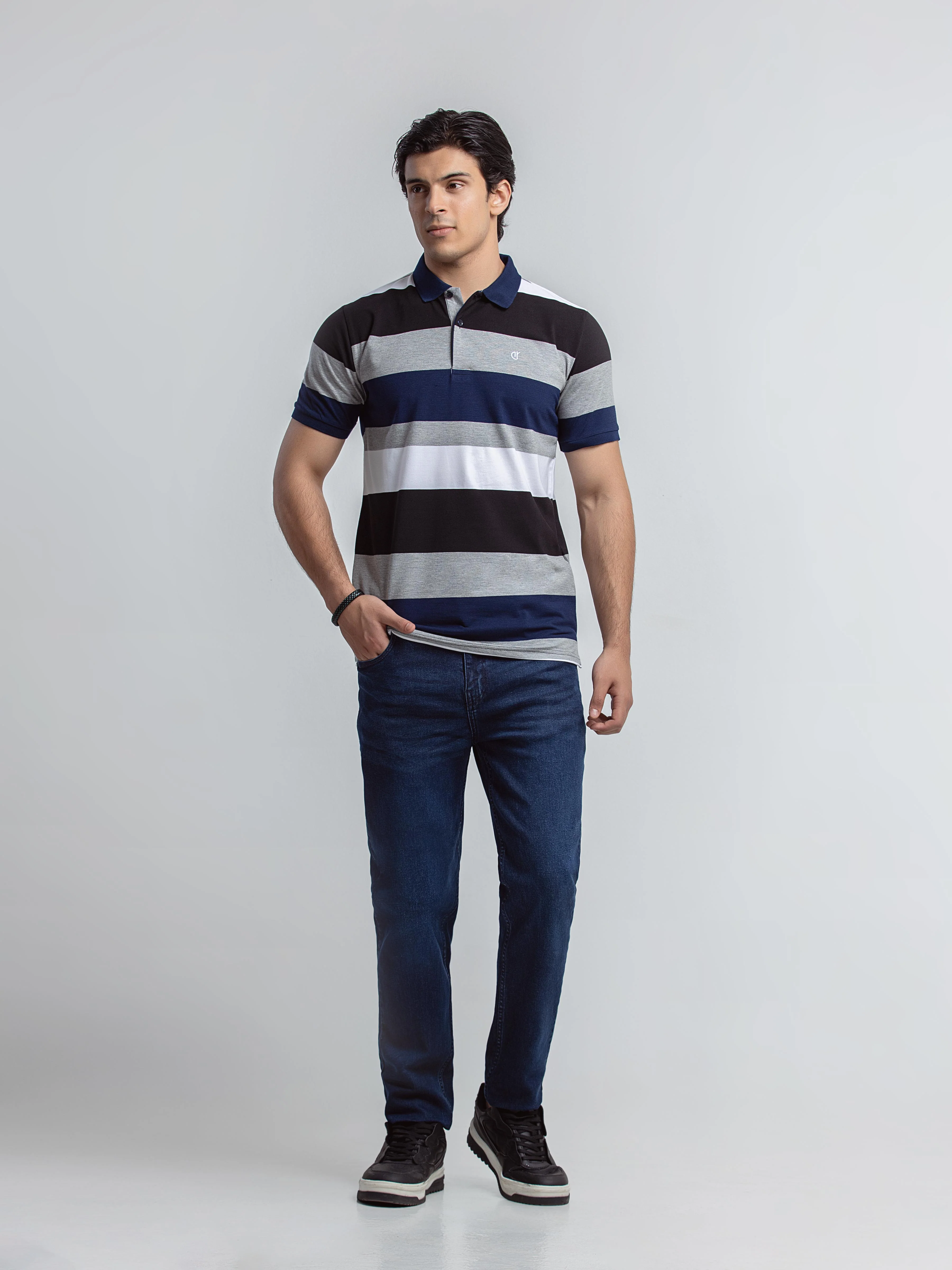 Striped Polo - EMTPS6-050 - Image 3