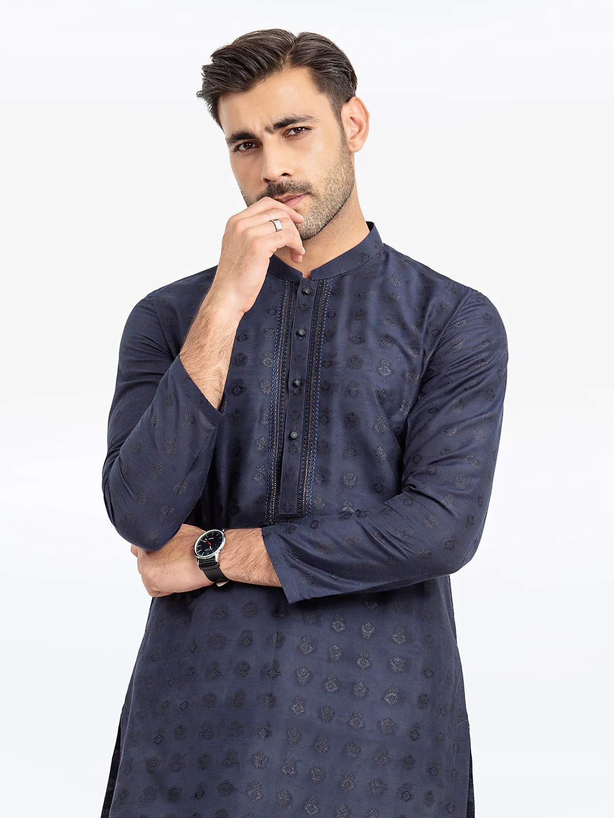 Embroidered Blended Kurta - EMTKC24-121 - Image 2