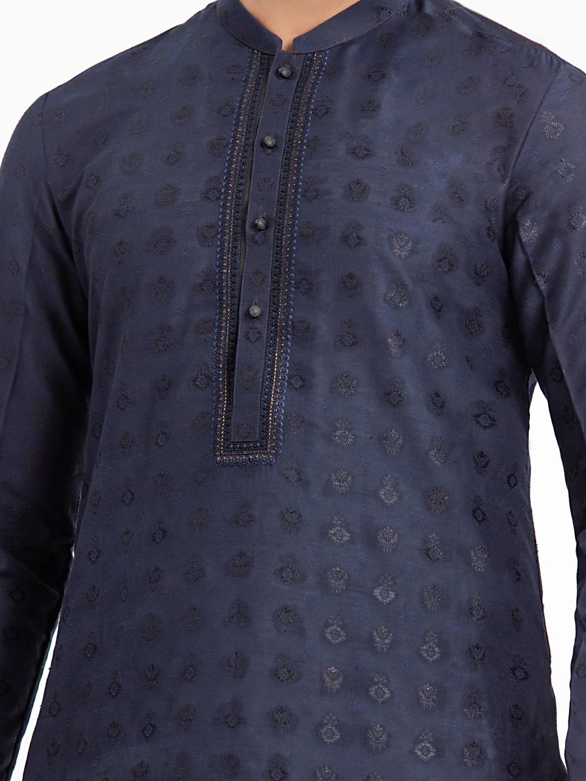 Embroidered Blended Kurta - EMTKC24-121 - Image 3