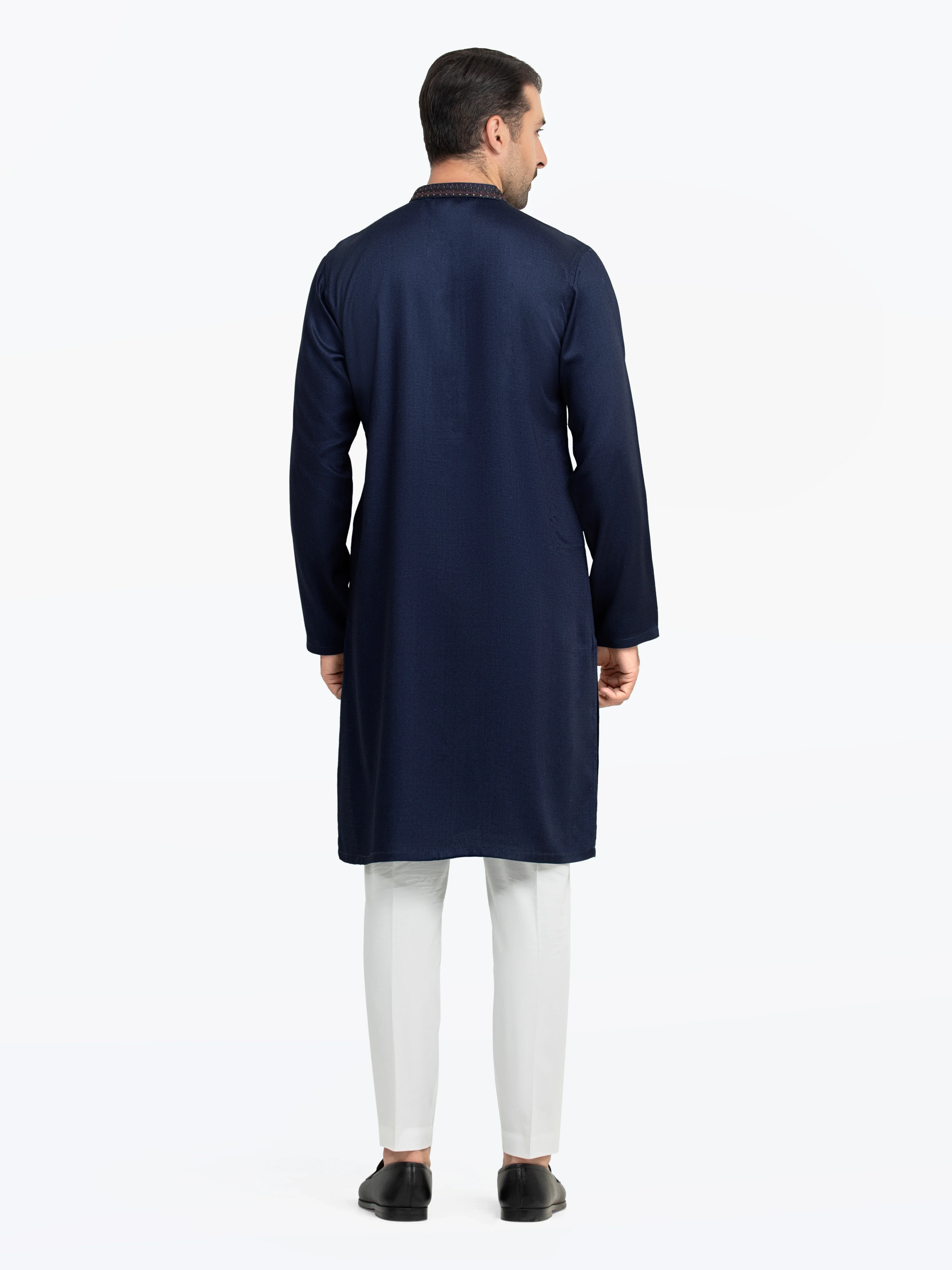 Embroidered Dobby Kurta - EMTKC5-146 - Image 5
